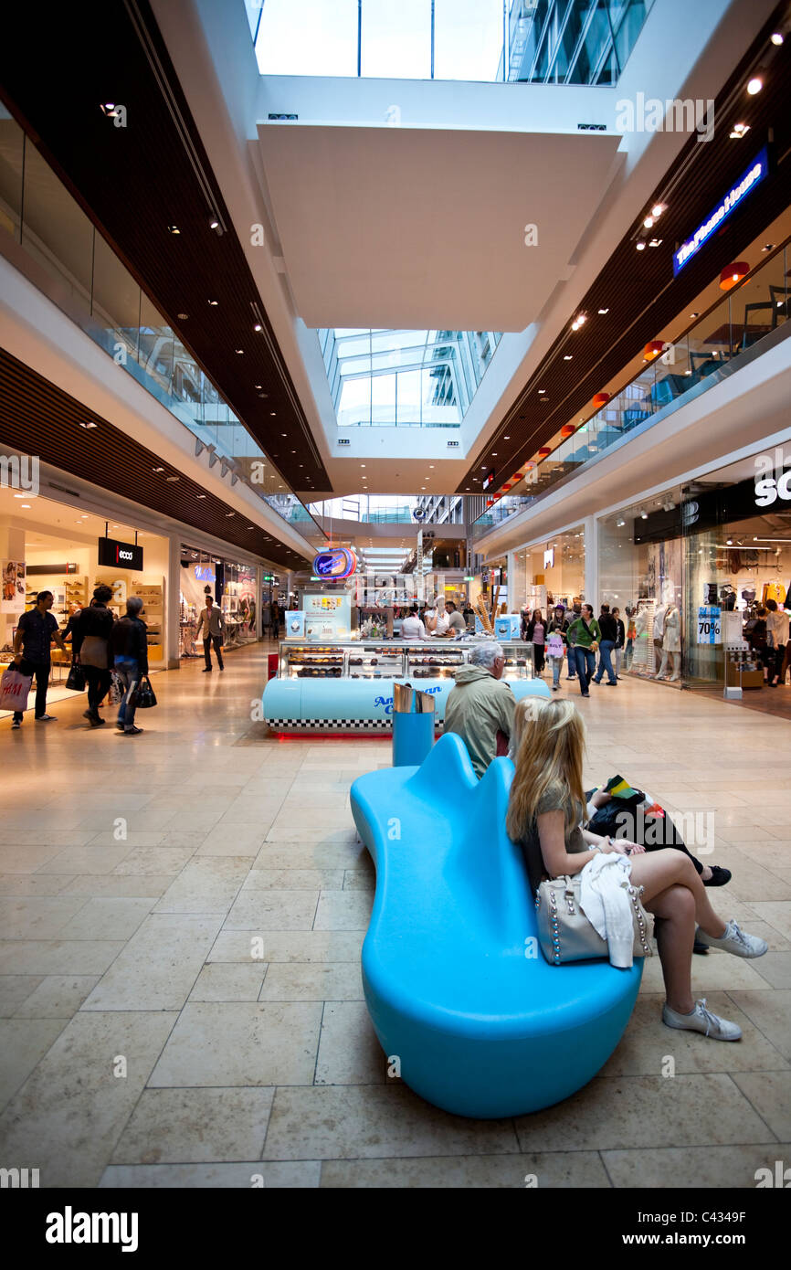 Shopping Centre, Stockholm, Schweden. Stockfoto