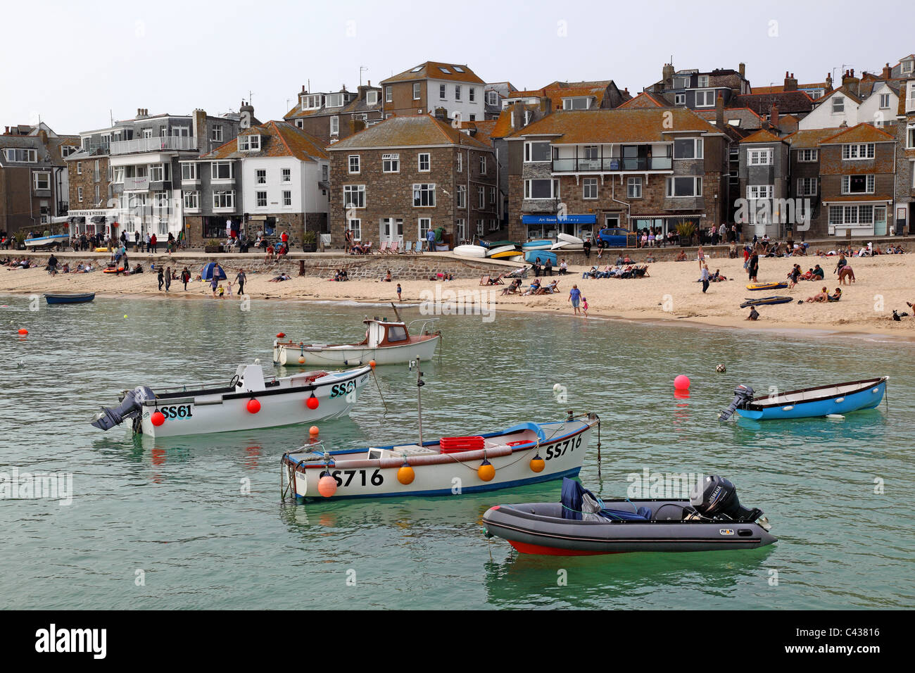 St Ives Hafen Stockfoto