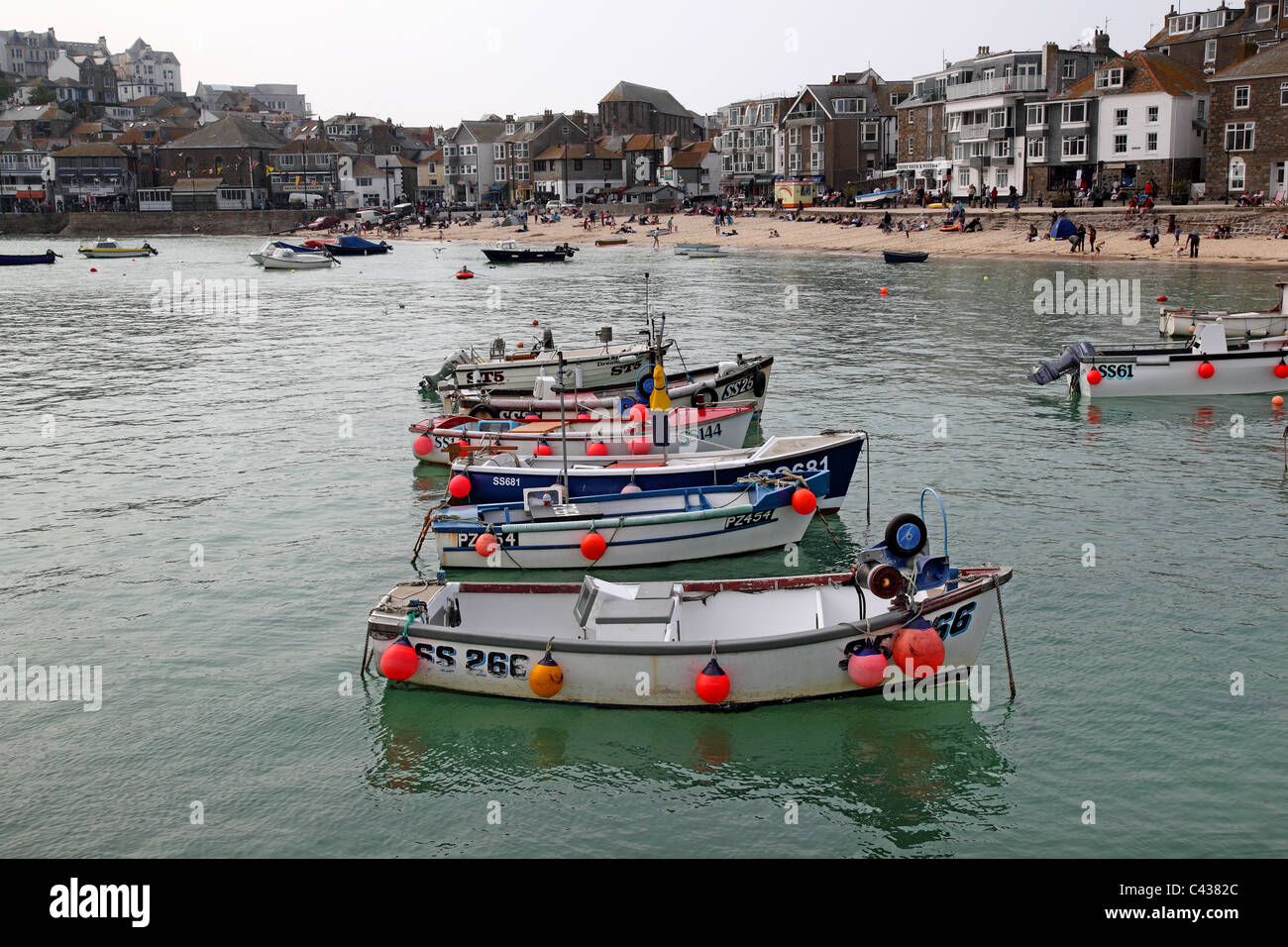 St Ives Hafen Stockfoto