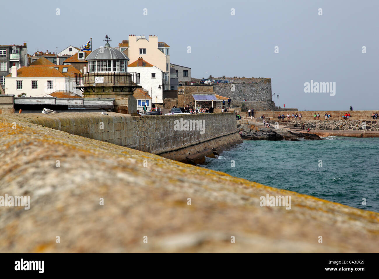 St Ives Hafen Stockfoto