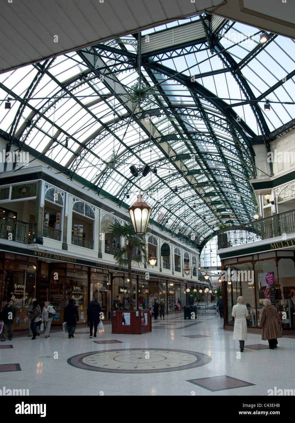 Die Wanderer Arcade-Lord Street-Southport Stockfoto