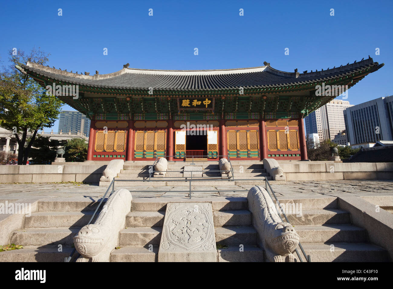 Asien, Korea, Seoul, Deoksugung Palast, Gyeongungung Palast, Deoksu Palast, Toksugung Palast, Palast, Paläste, Tourismus, Travel, H Stockfoto