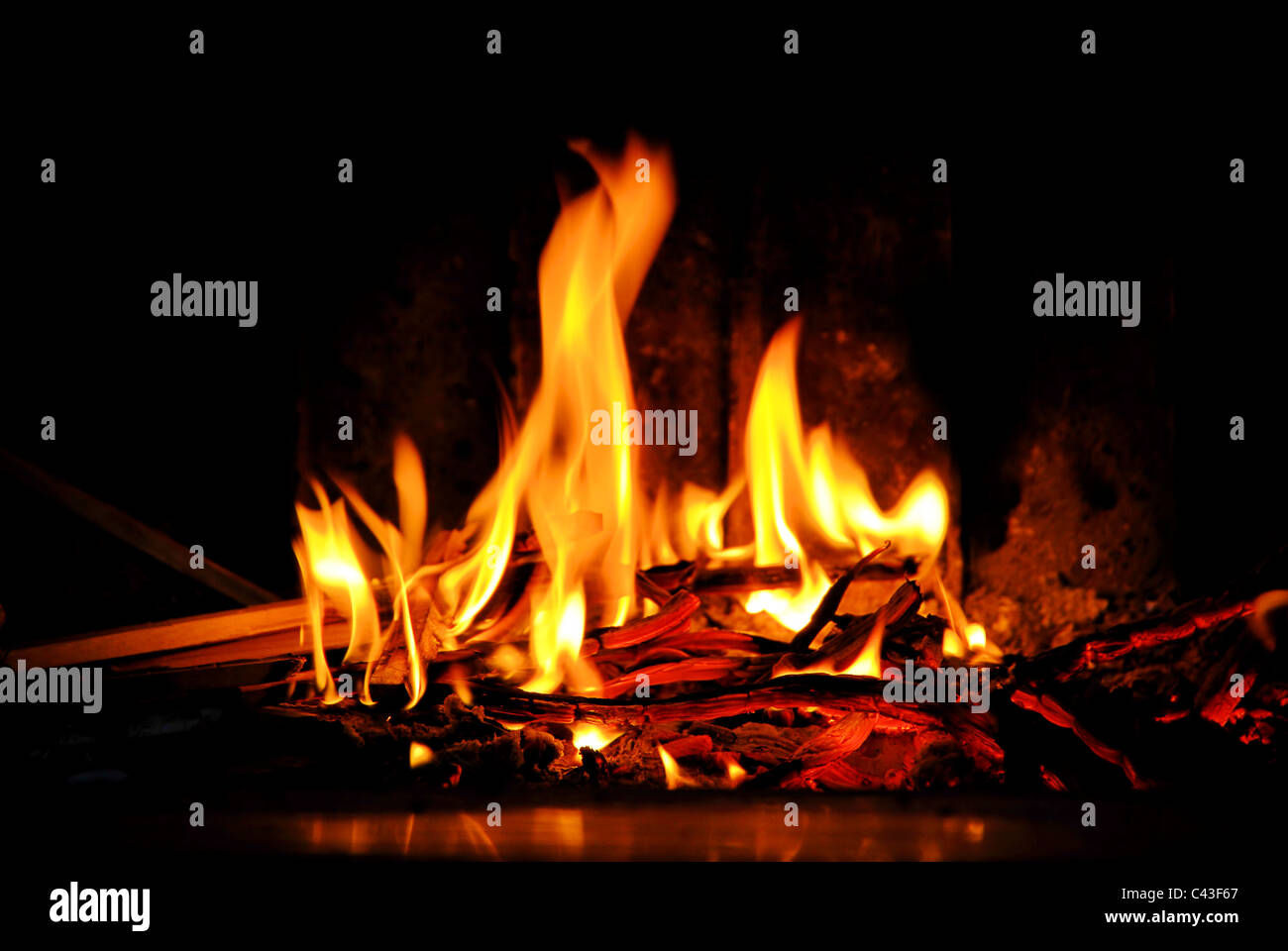 Feuer - Feuer 03 Stockfoto