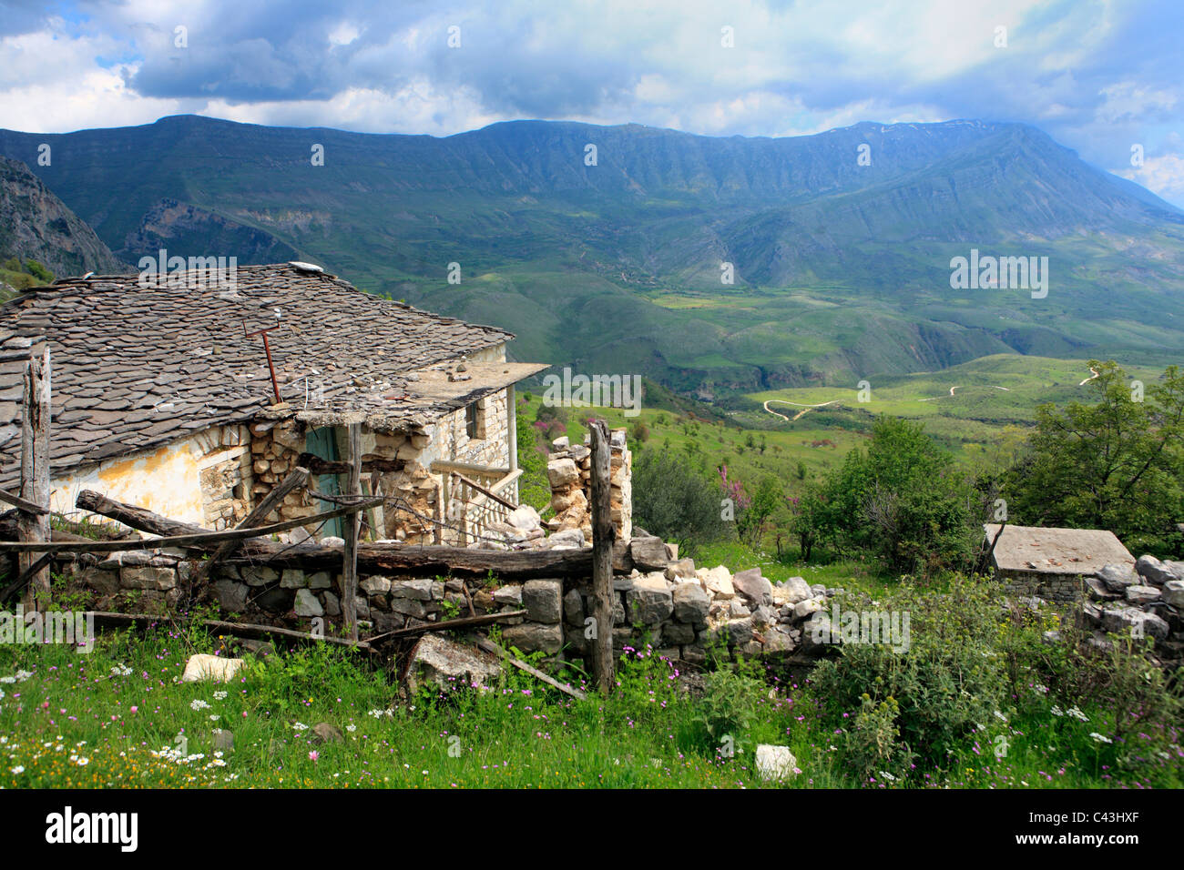 Albanien, Balkan, Mitteleuropa, Osteuropa, europäische, Südeuropa, Reiseziele, Berg, Berge, Berg, Mo Stockfoto