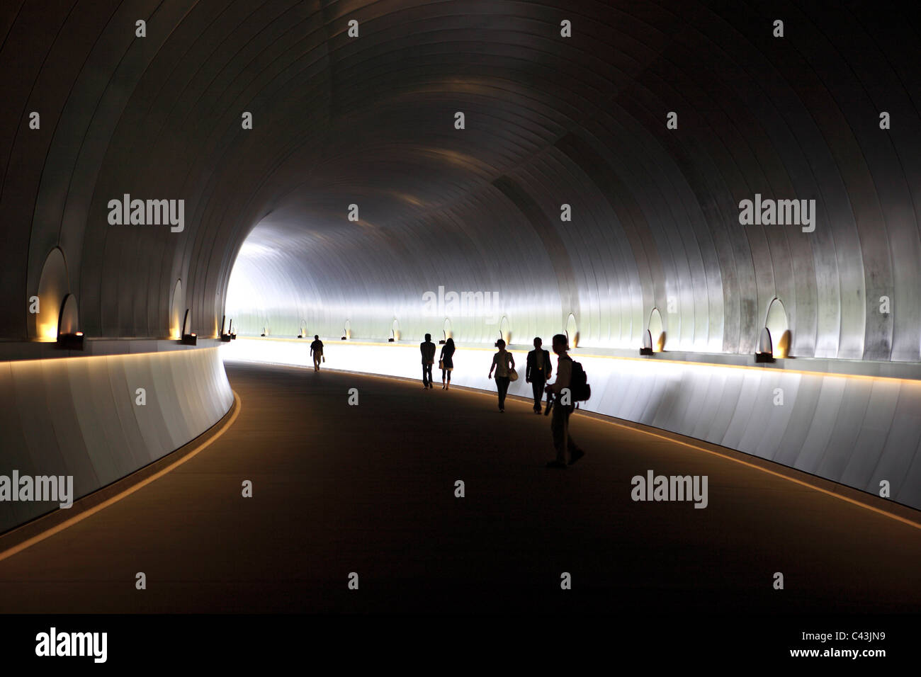 Asien, Asien, Fernost, Japan, Japanisch, Reiseziele, Miho Museum, Shigaraki, Pei, Rohr, tunnel, Licht Stockfoto