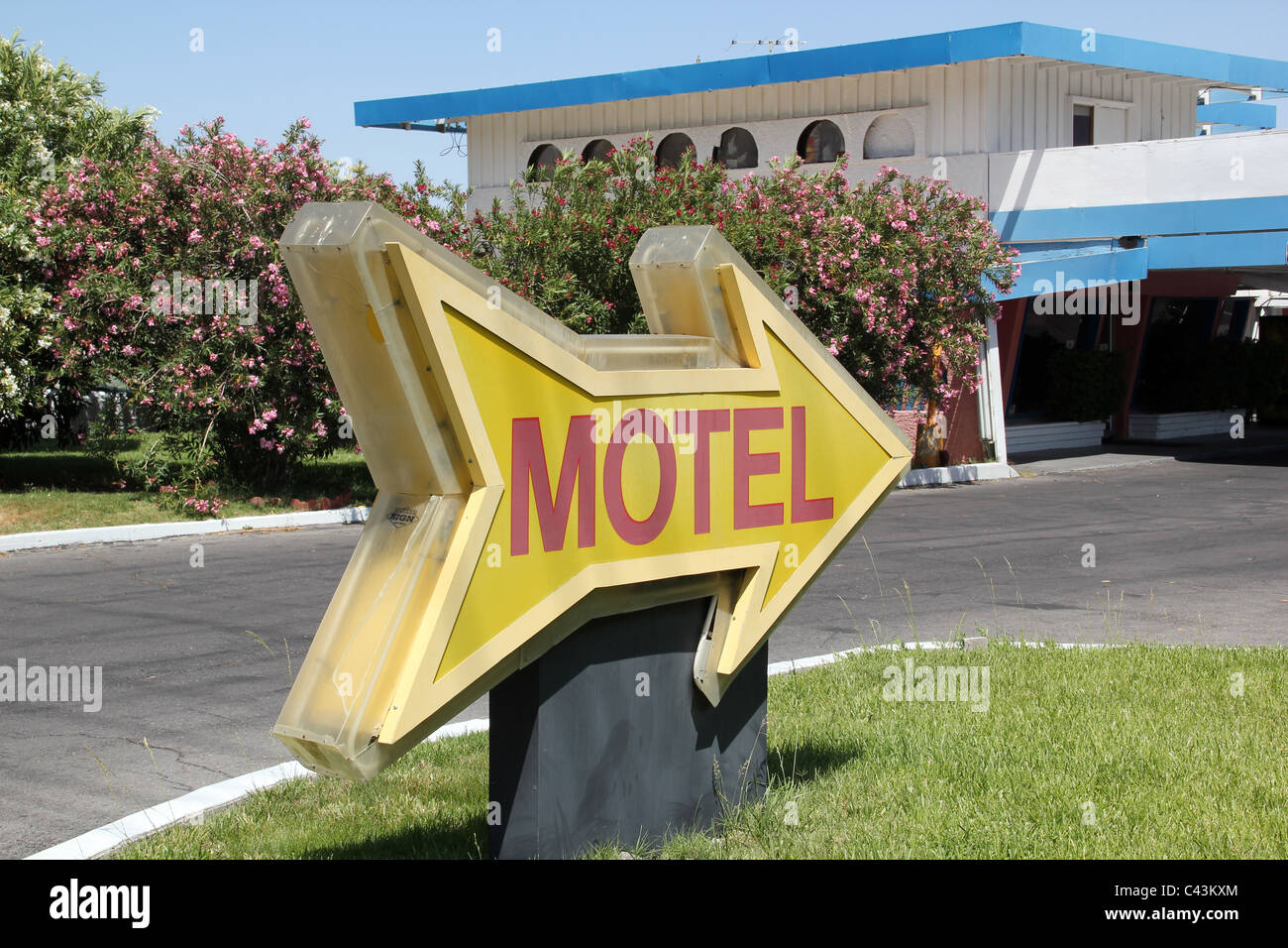 Motel-Schild Stockfoto