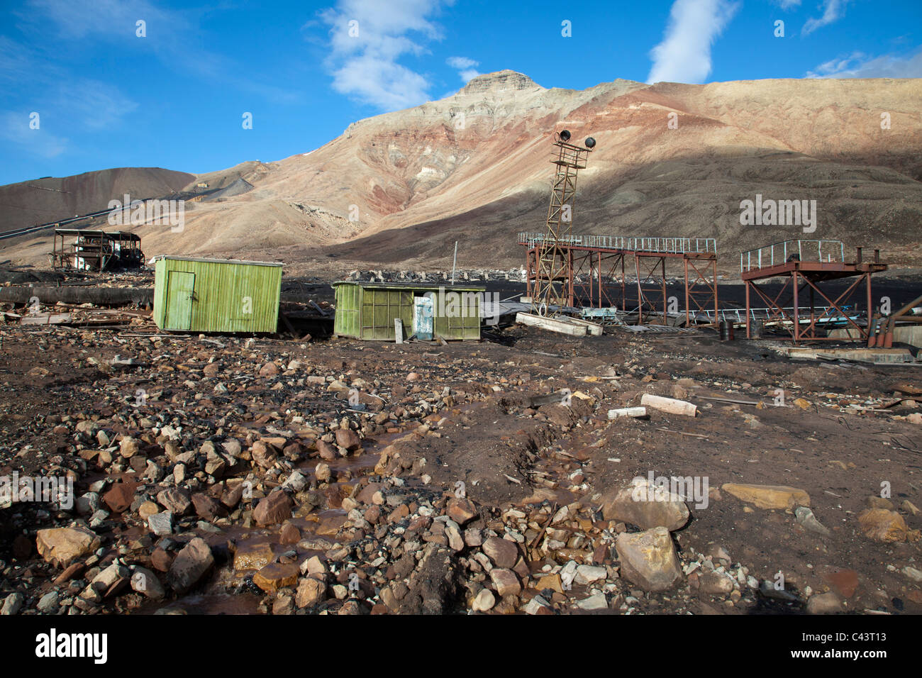 Arktis, Arktischer Ozean, Barents-See, antarktischen Ozean, Insel, Insel, Inselgruppe, Kohle-Grube, Meer, Norden, Norwegen, Europa, Polarmeer Stockfoto