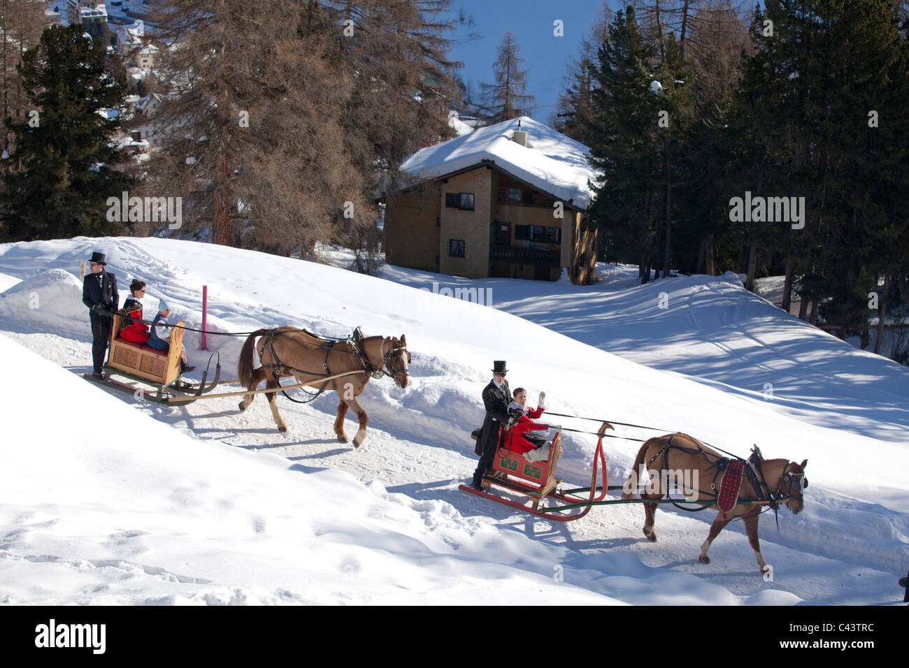 Tradition, Engadin, Folklore, Glaluna, Graubünden, Graubünden, Pferd 