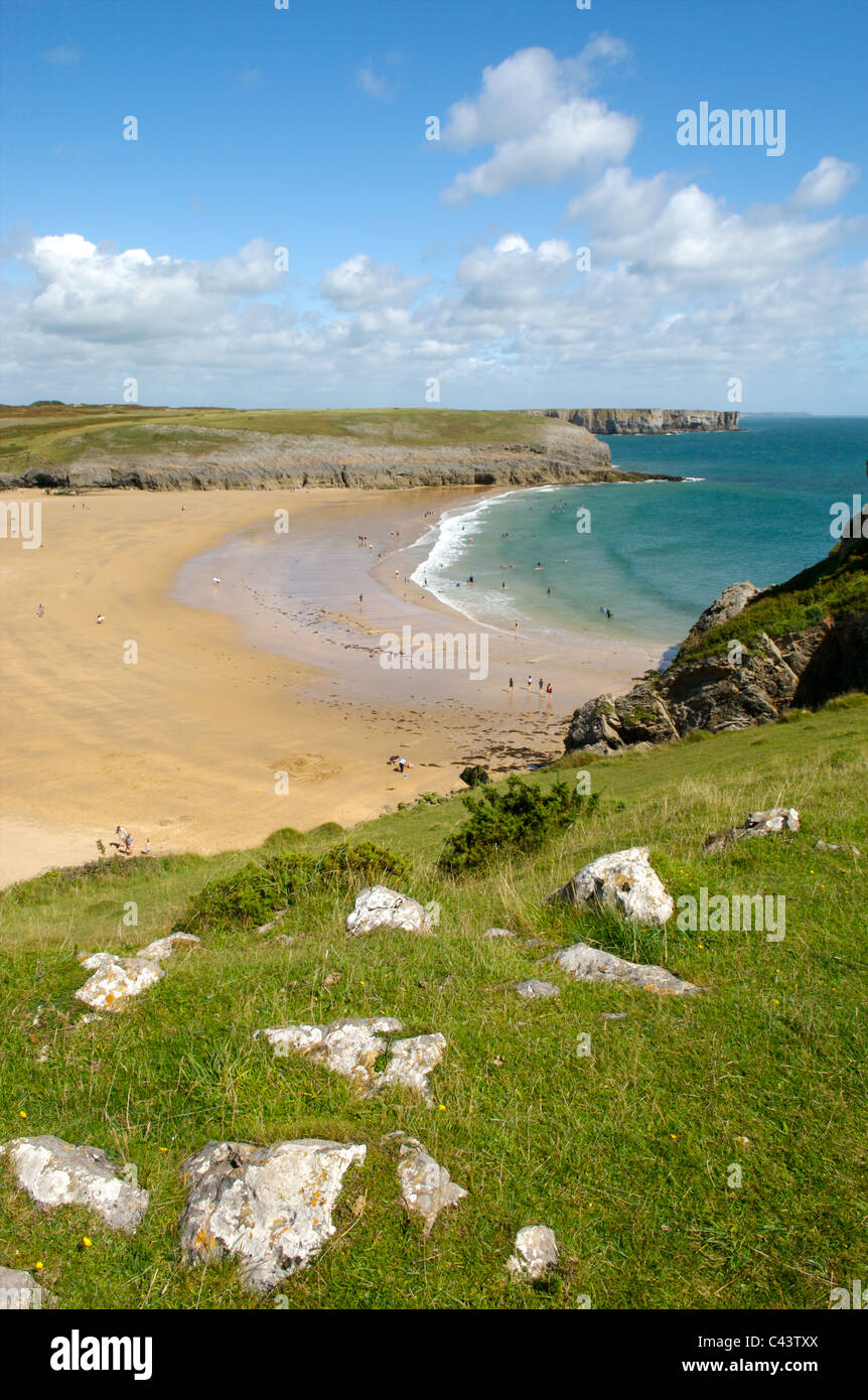 Breite Haven South Beach, Pembrokeshire, Wales Stockfoto