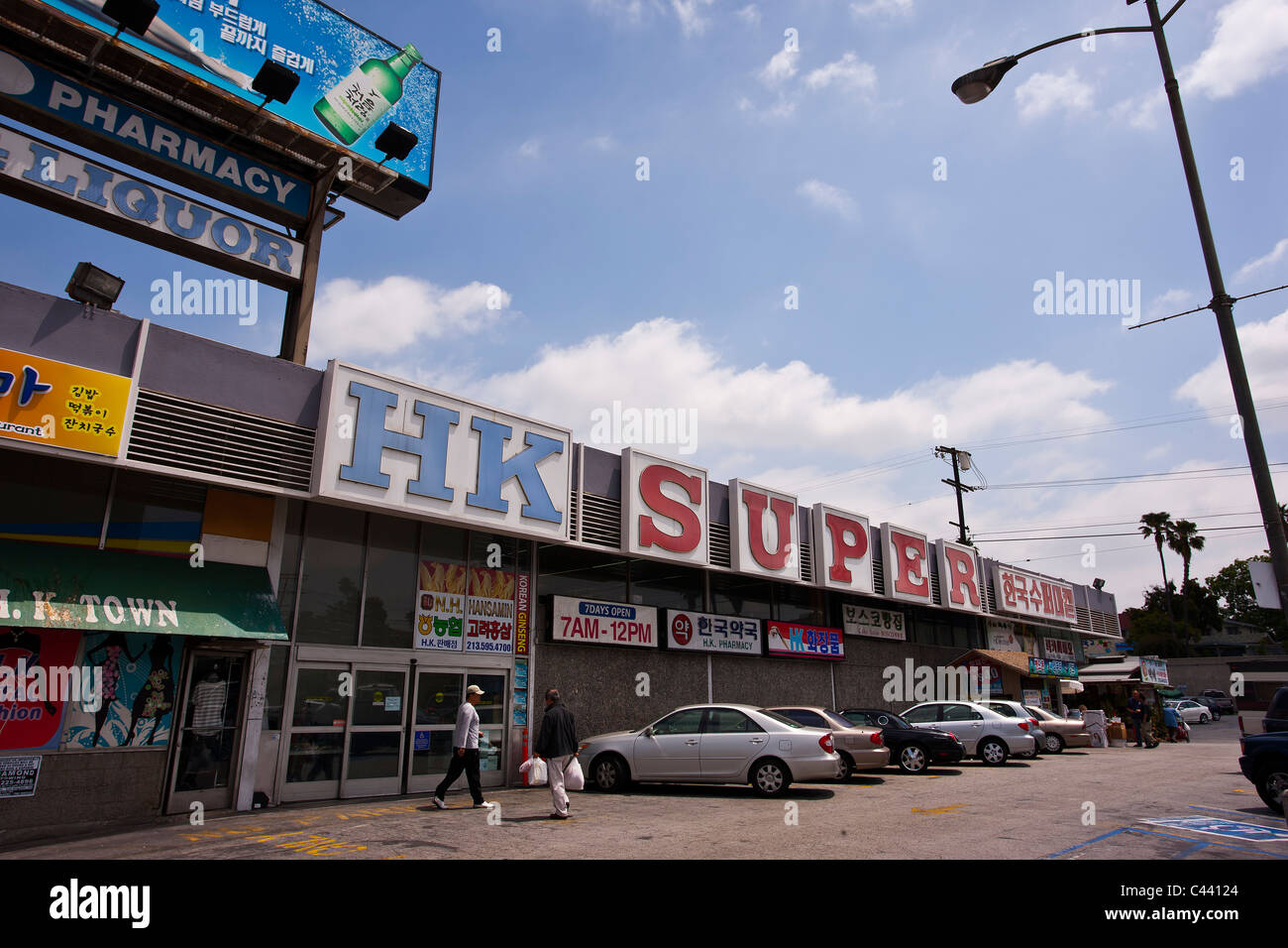 Koreatown koreanischen Los Angeles, Kalifornien Stockfoto