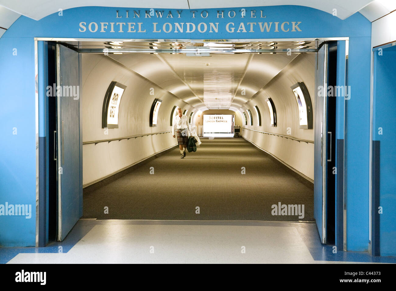 Eingang zum Hotel Sofitel, Gatwick Flughafen, Grossbritannien Stockfoto