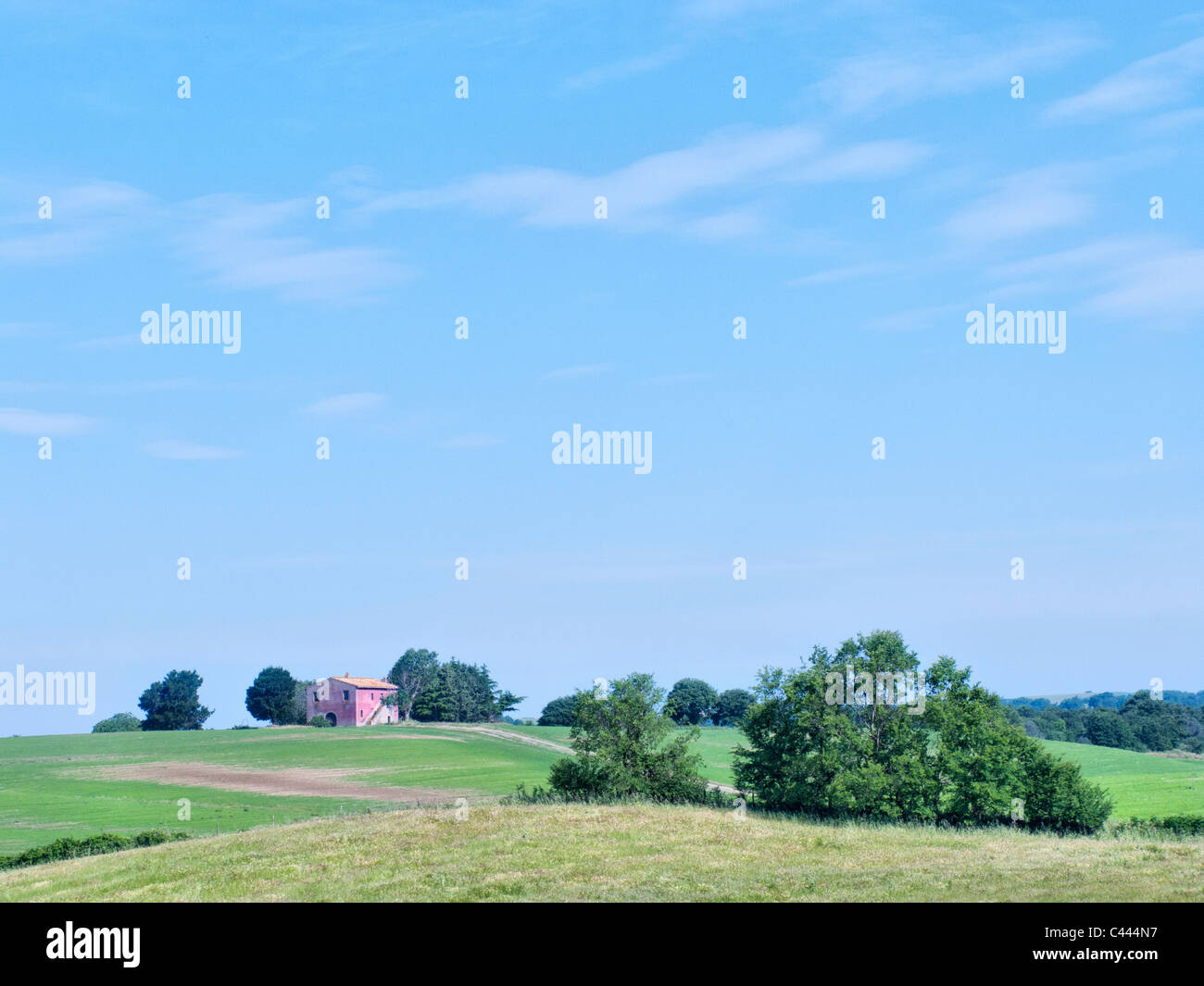 Die italienische Landschaft Stockfoto