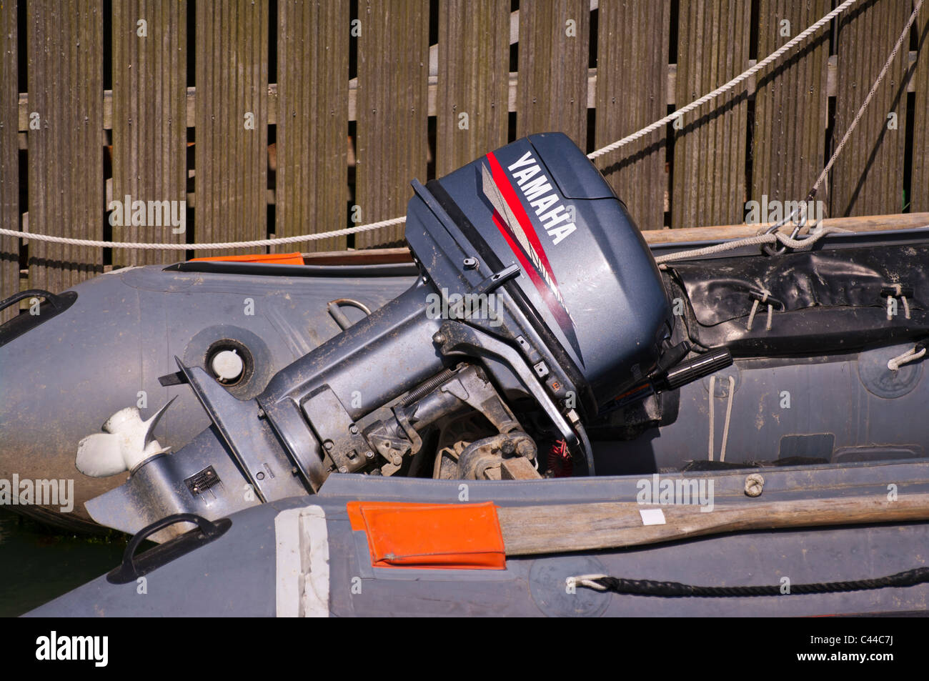 Yamaha Außenbordmotor Stockfoto