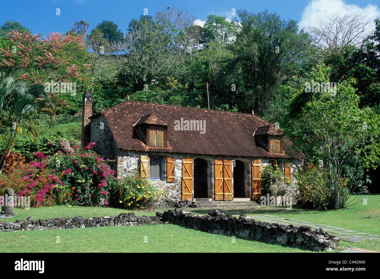 Martinique, Westindische Inseln, Inseln, Inseln, Karibik, La Pagerie, Museum, Josephine de Beaumarchais, Haus, Heim, Stockfoto