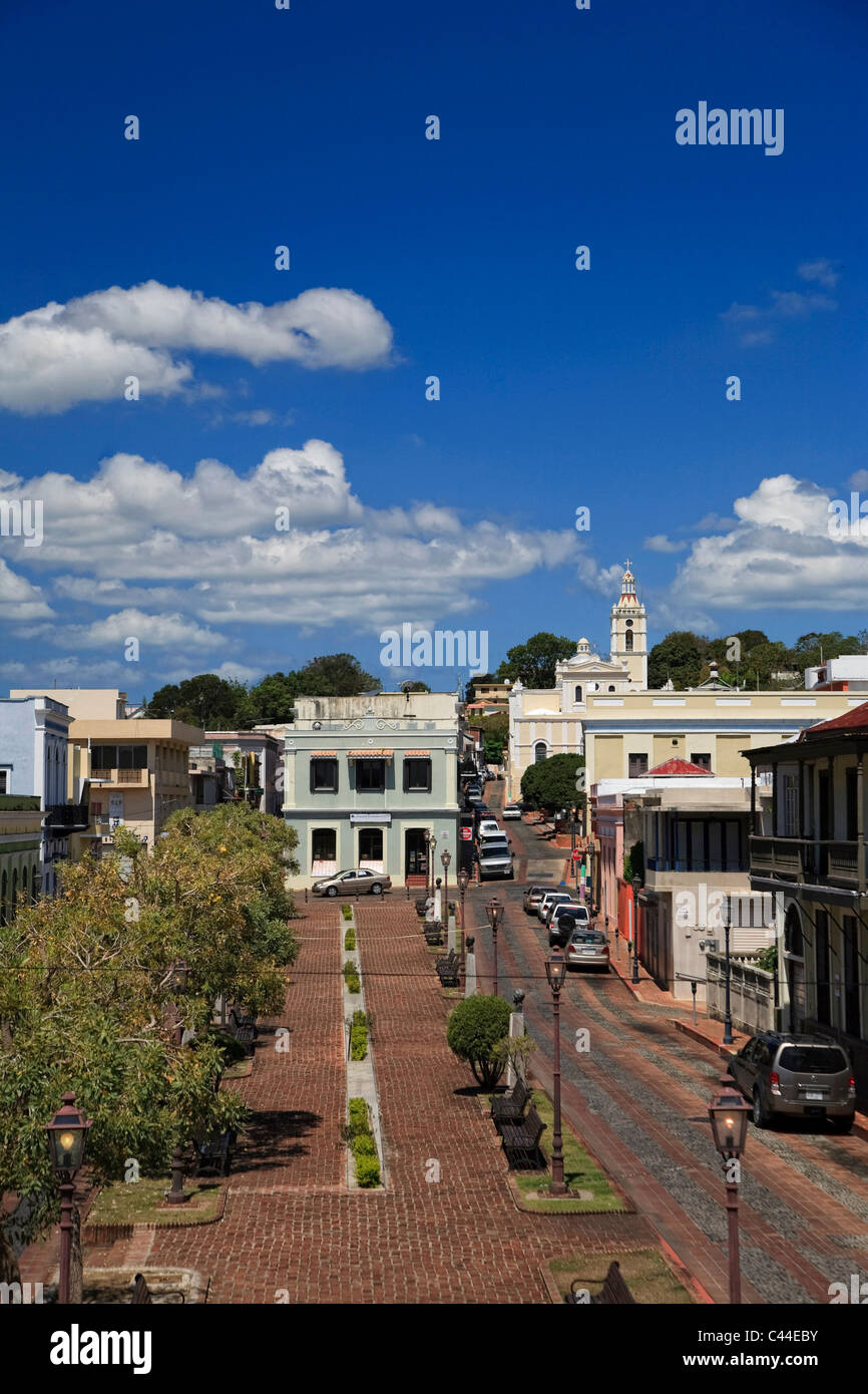 USA, Karibik, Puerto Rico, Westküste, St. German, Plaza Santo Domingo Stockfoto