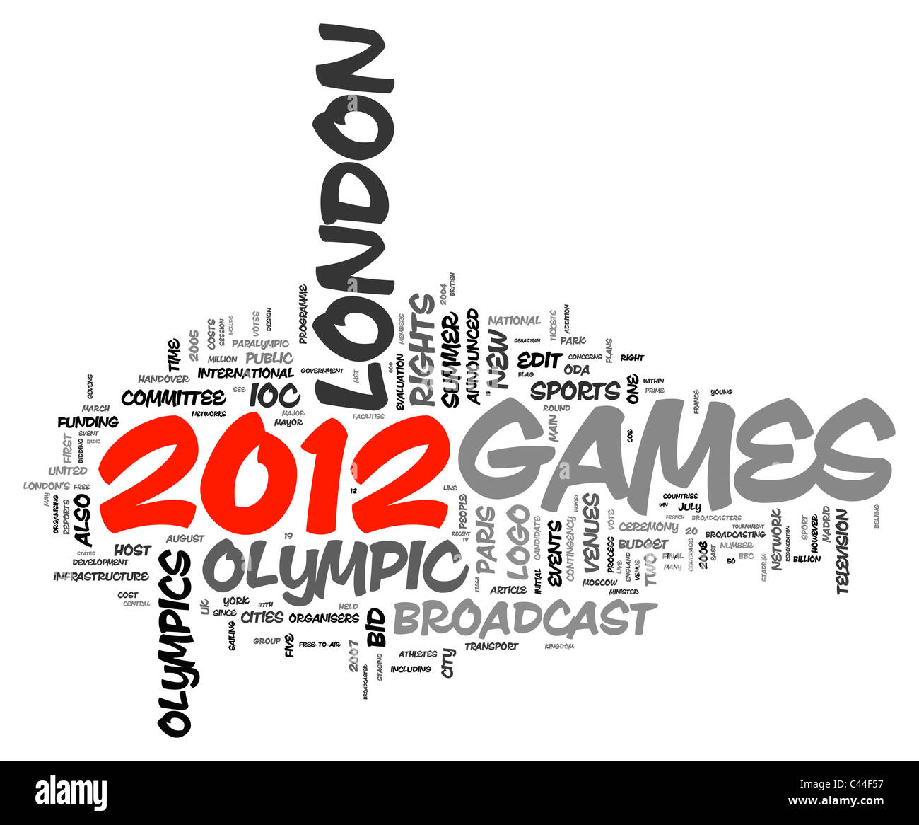 London 2012 - Olympische Spiele Stockfoto
