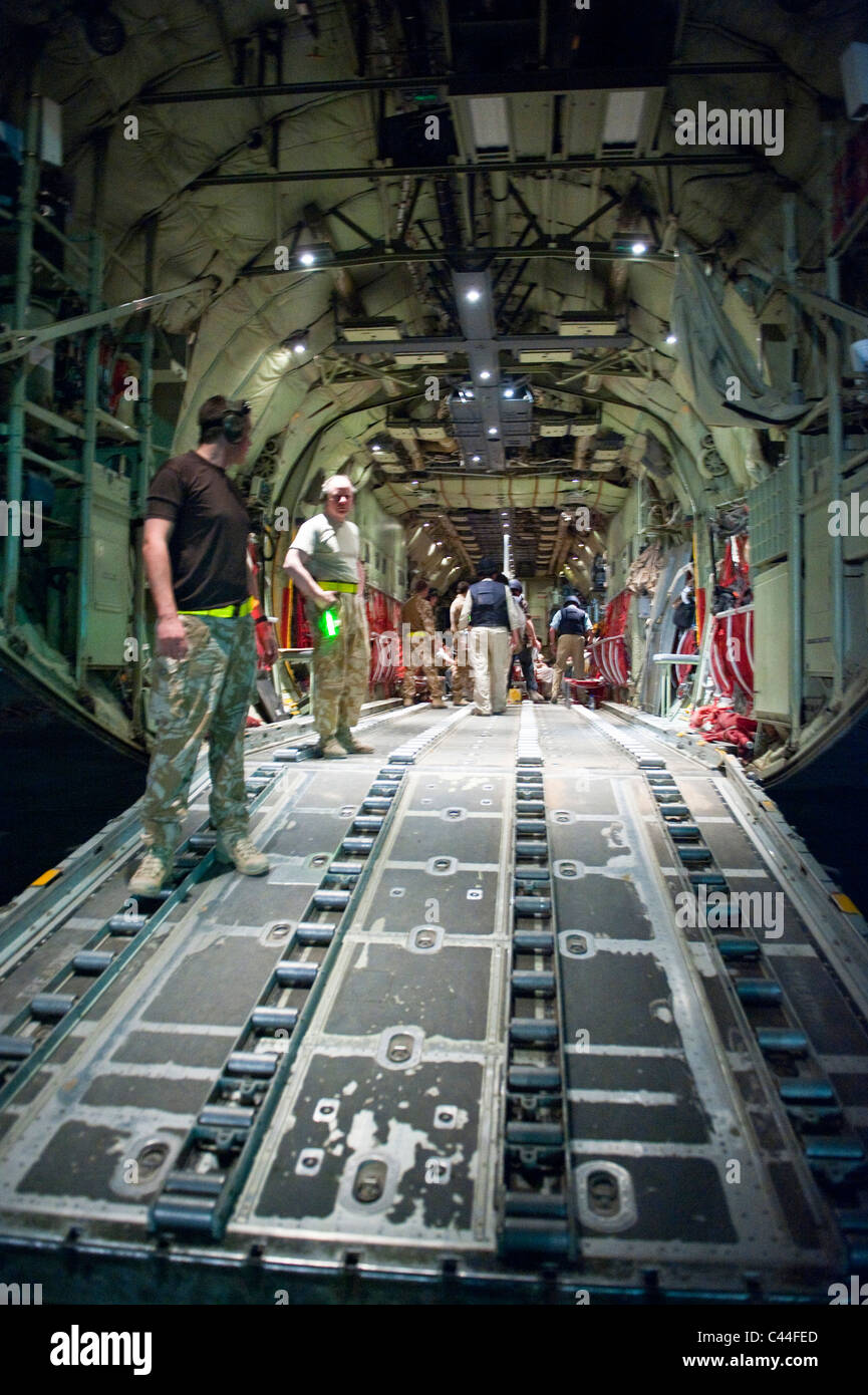 Militärische Logistik Afghanistan Stockfoto