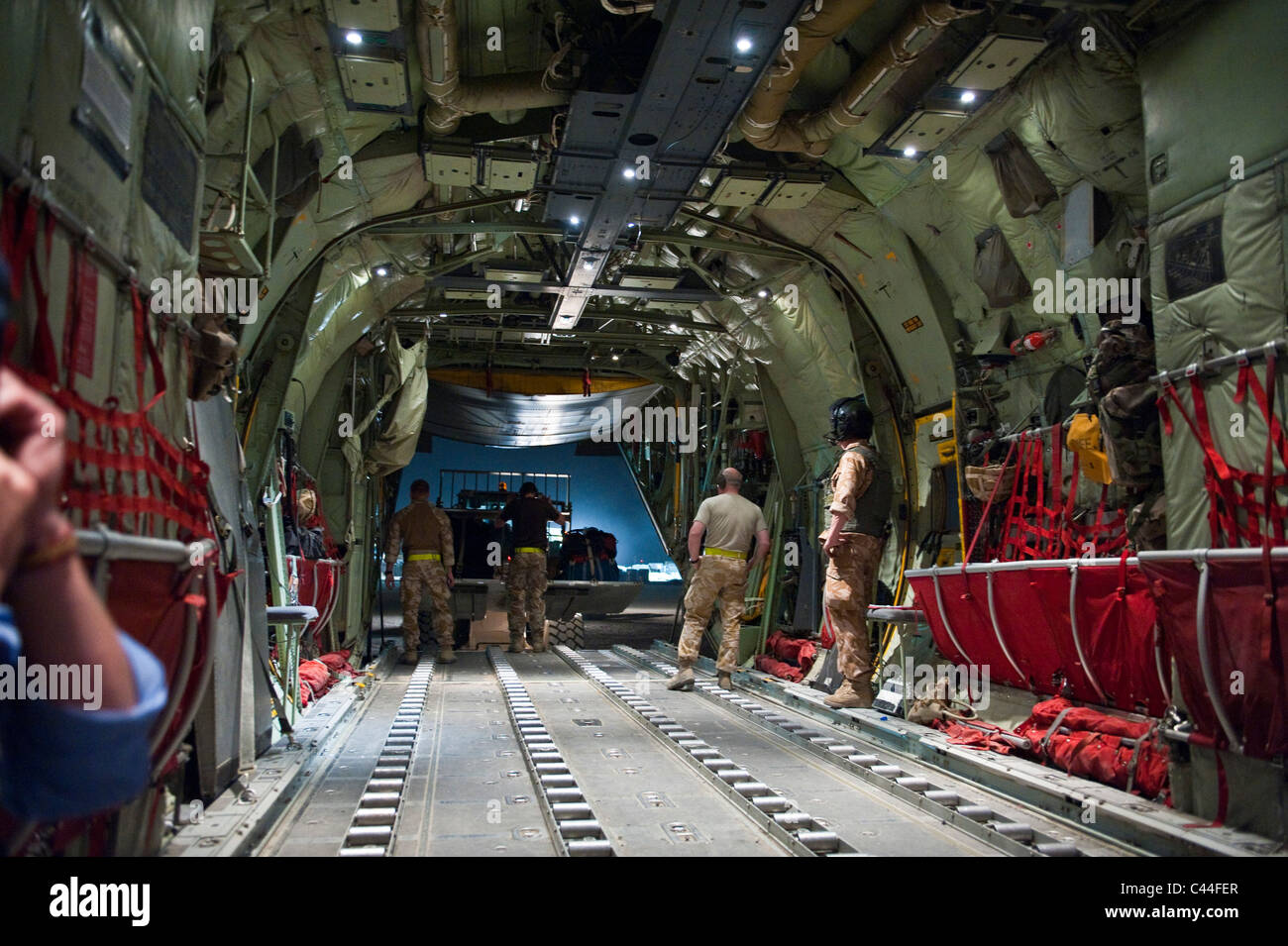 Militärische Logistik Afghanistan Stockfoto