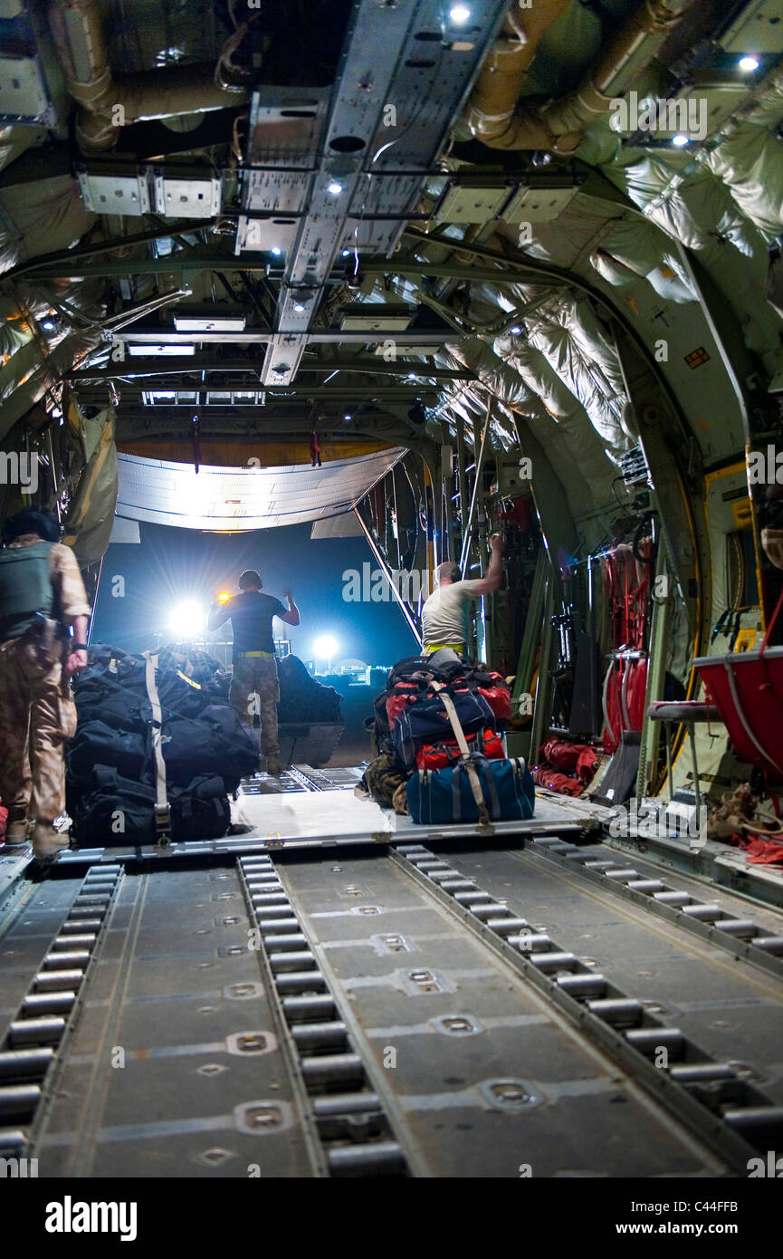 Militärische Logistik Afghanistan Stockfoto