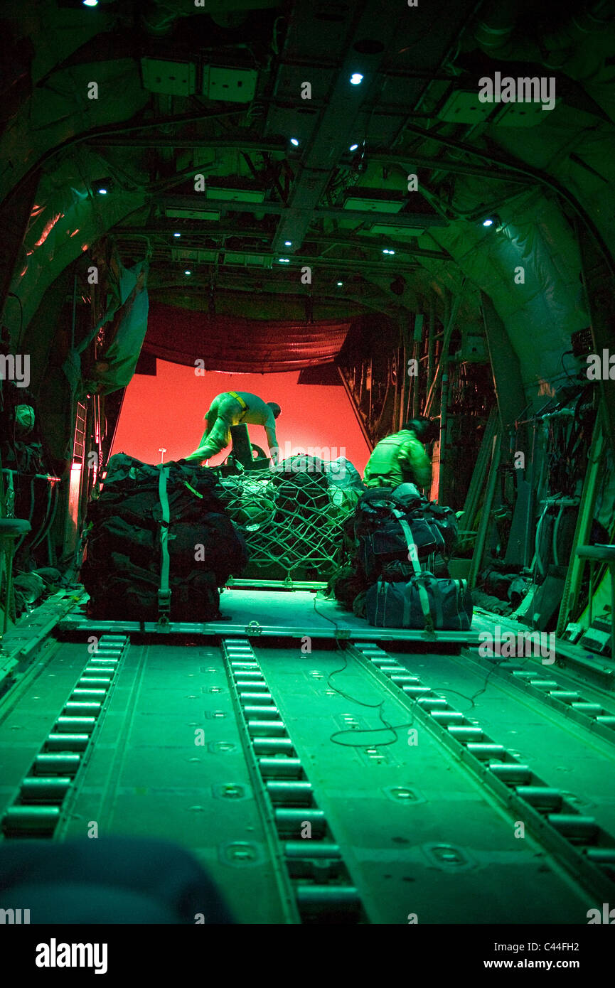 Militärische Logistik Afghanistan Stockfoto