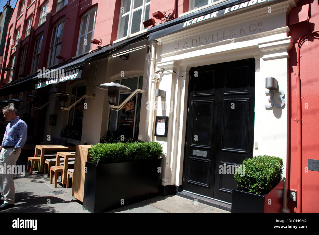 Absolut Ice Bar, Heddon Street, London W1 Stockfoto