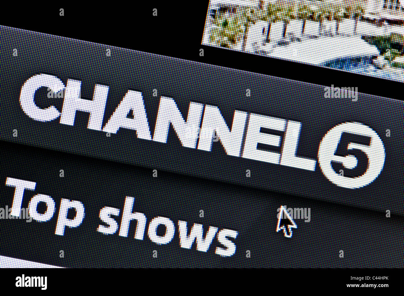 Nahaufnahme von Channel 5 Logo wie auf ihrer Website zu sehen. (Nur zur redaktionellen Verwendung: print, TV, e-Book und redaktionelle Webseite). Stockfoto