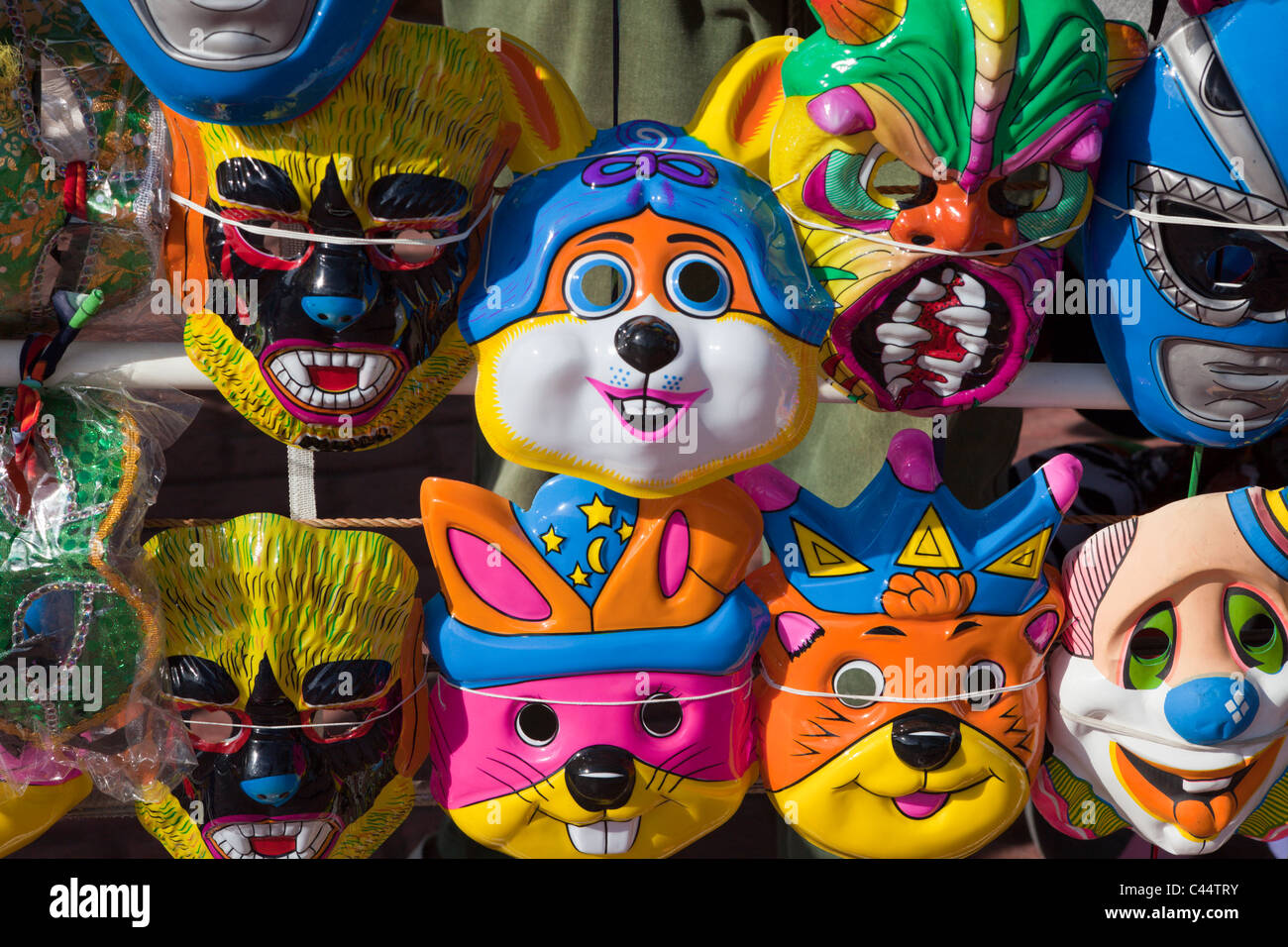 Masken am Carneval Puerto Plata, Dominikanische Republik Stockfoto