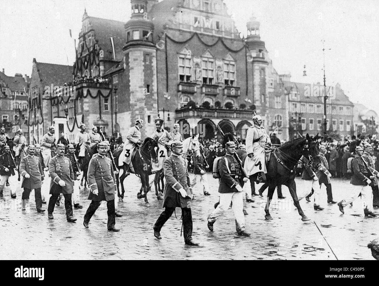 Wilhelm II. in Posen Stockfoto