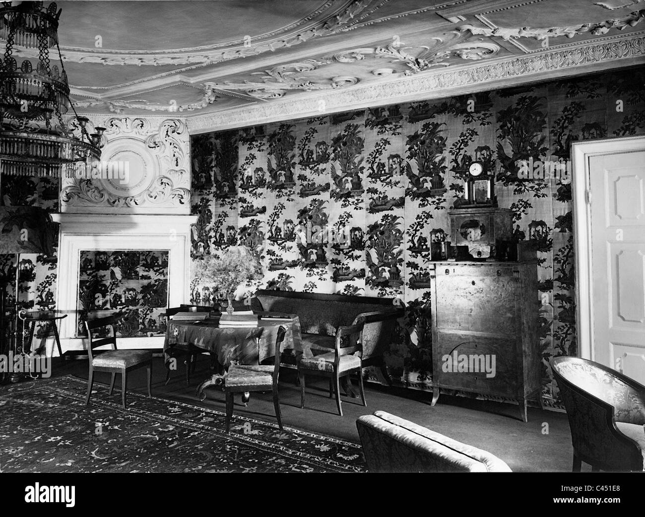 Mittleren Raum des Palastes am Schoenhausen, 1933 Stockfoto