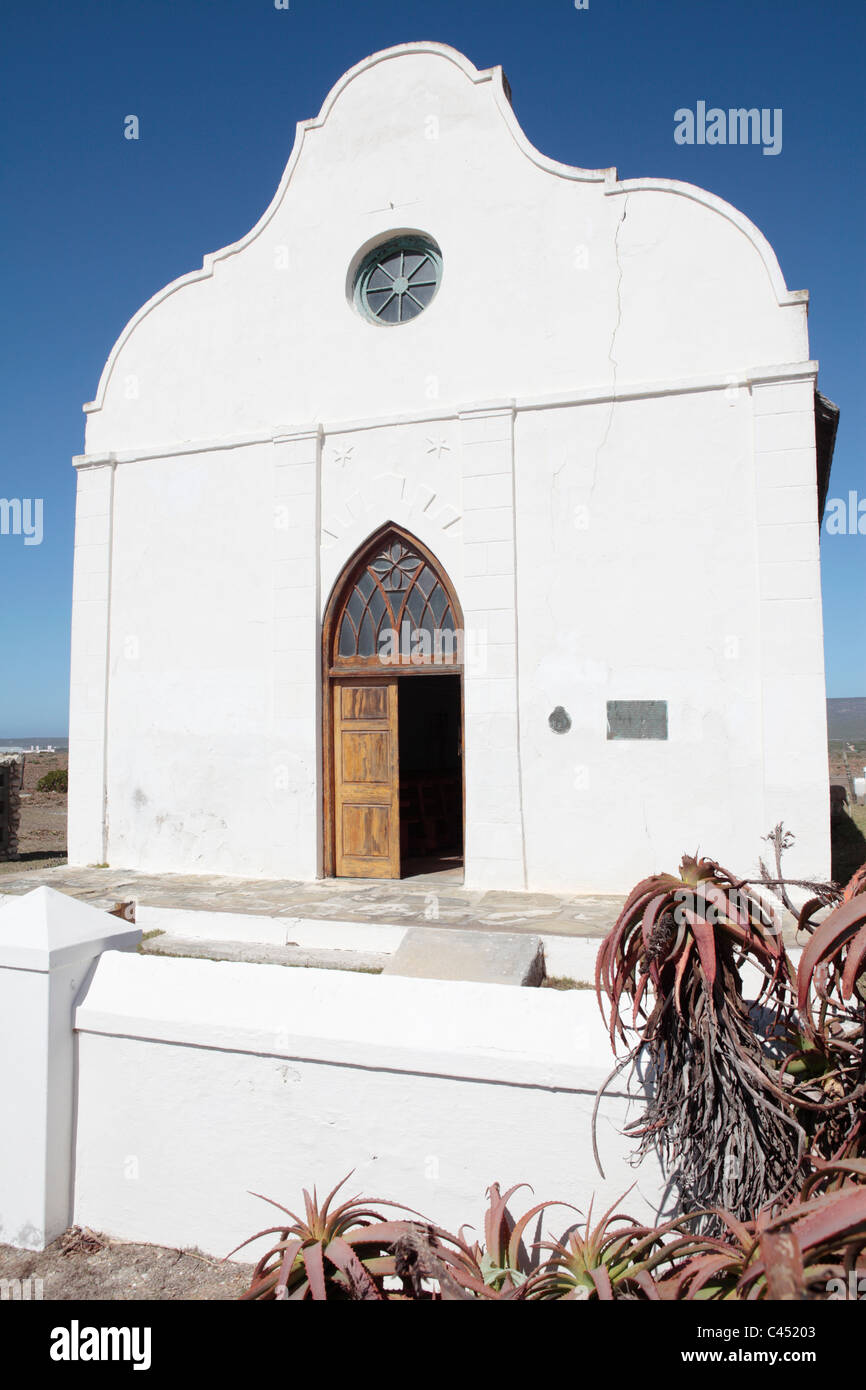Außenseite von Barry Familie Kirche, Witsand, Western Cape, Südafrika Stockfoto Außenseite von Barry Familie Kirche, Witsand, Western Cape, Südafrika Stockfoto