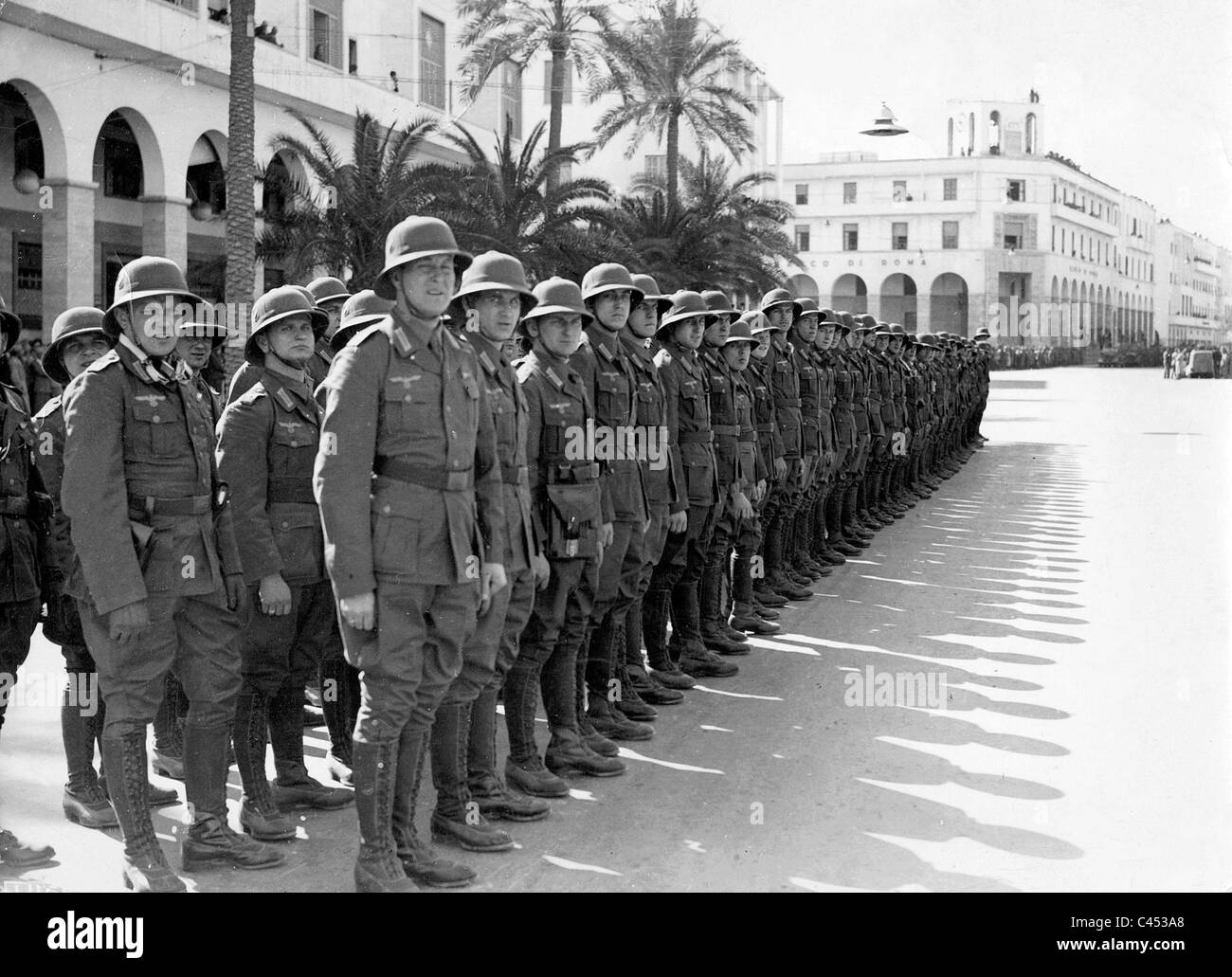 Deutsche Afrika-Korps in Tripolis, 1941 Stockfoto