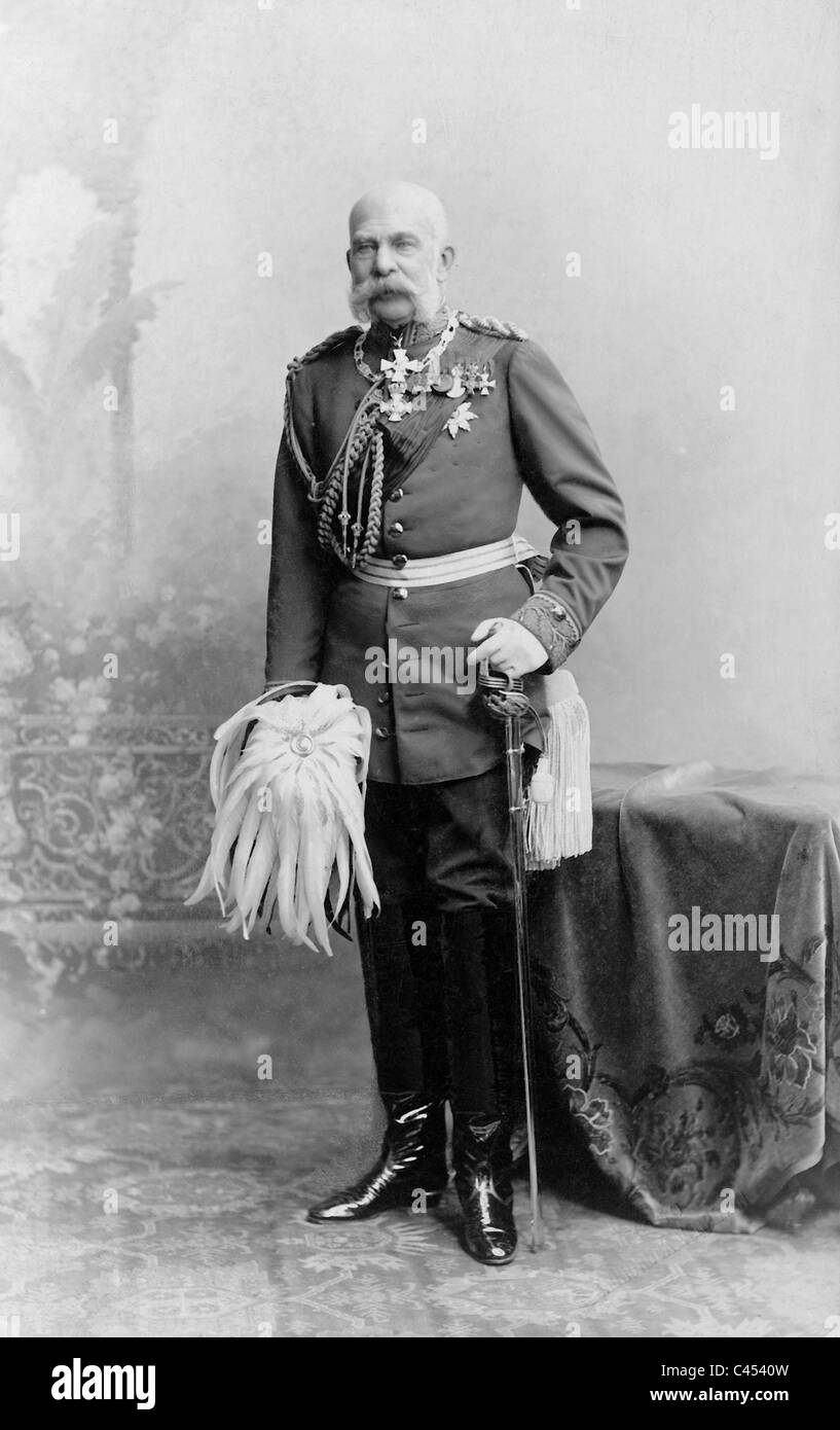 Kaiser Franz Joseph i., 1900 Stockfoto