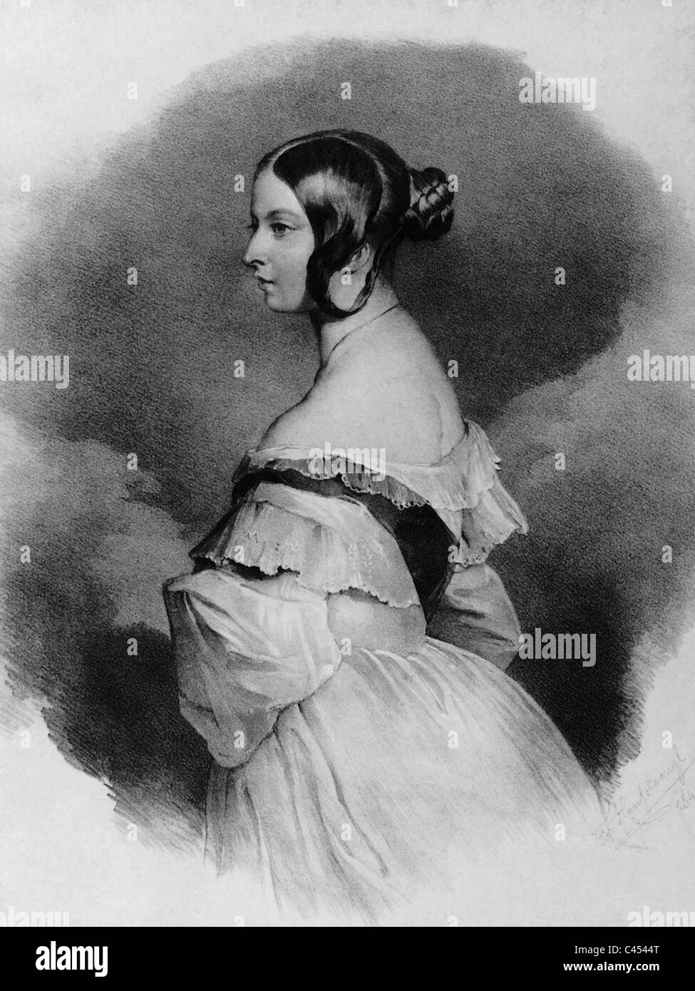 Königin Victoria von Großbritannien, 1836 Stockfoto