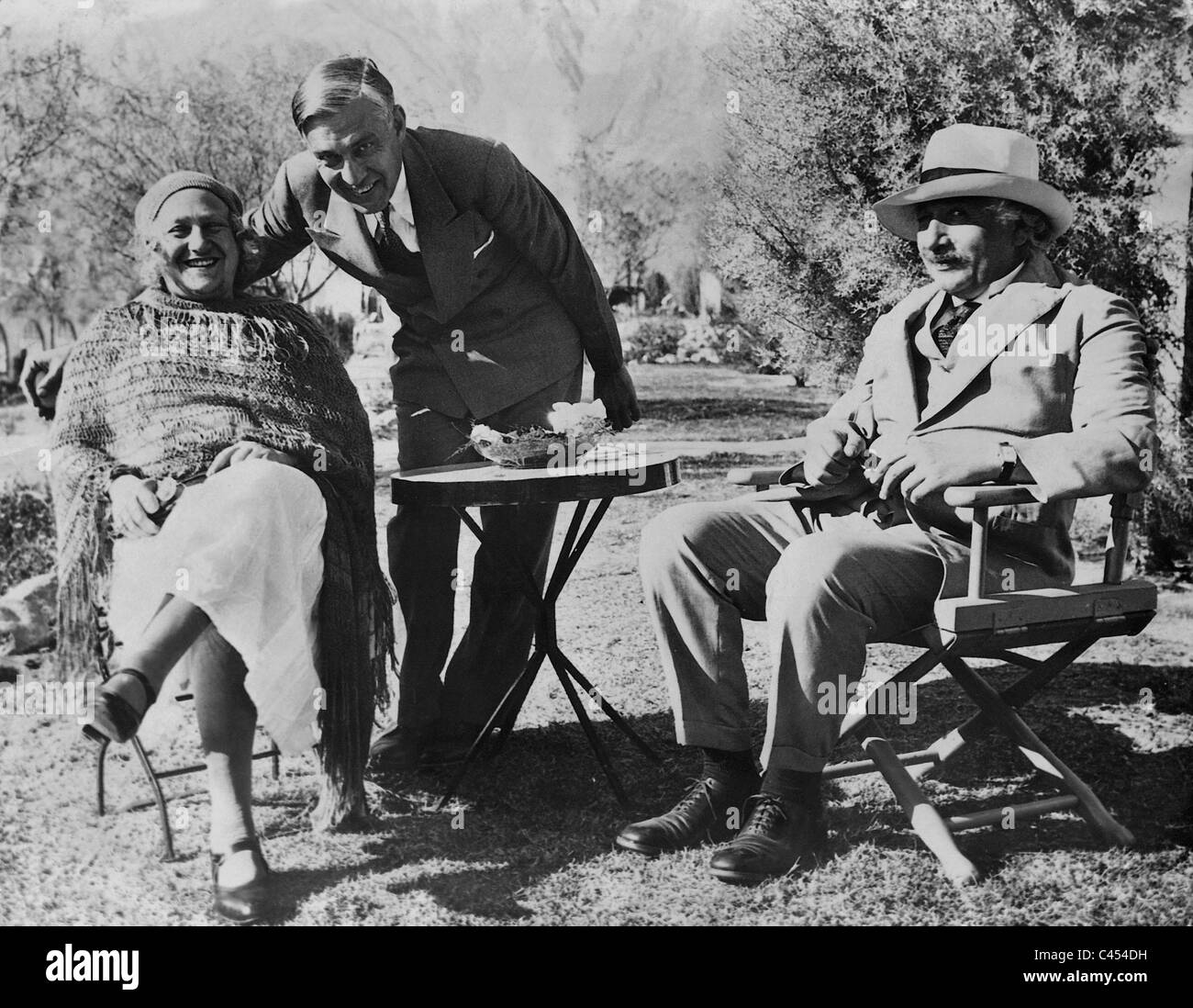 Albert Einstein und seine Frau Elsa Einstein, 1932 Stockfoto Albert Einstein und seine Frau Elsa Einstein, 1932 Stockfoto