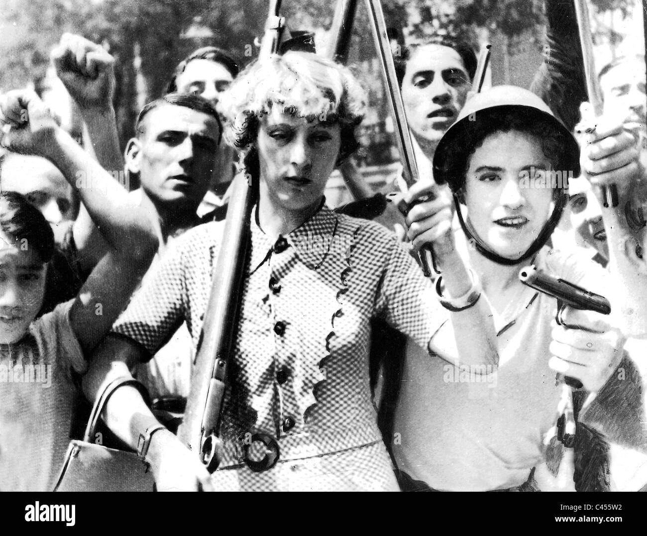 Phyllis Gwatkin-Williams in den spanischen Bürgerkrieg, 1936 Stockfoto
