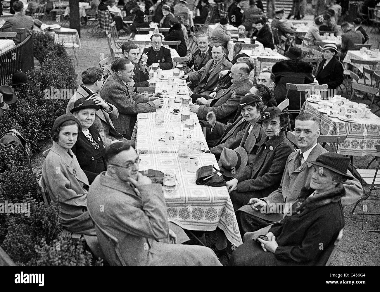 Ausflug in den Zoo, 1934 Stockfoto