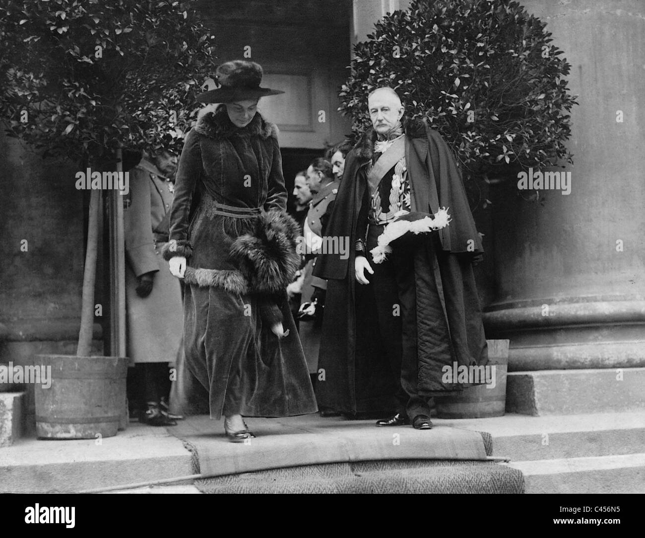 Kronprinzessin Cecilie und Graf von Lerchenfeld-Koefering, 1918 Stockfoto