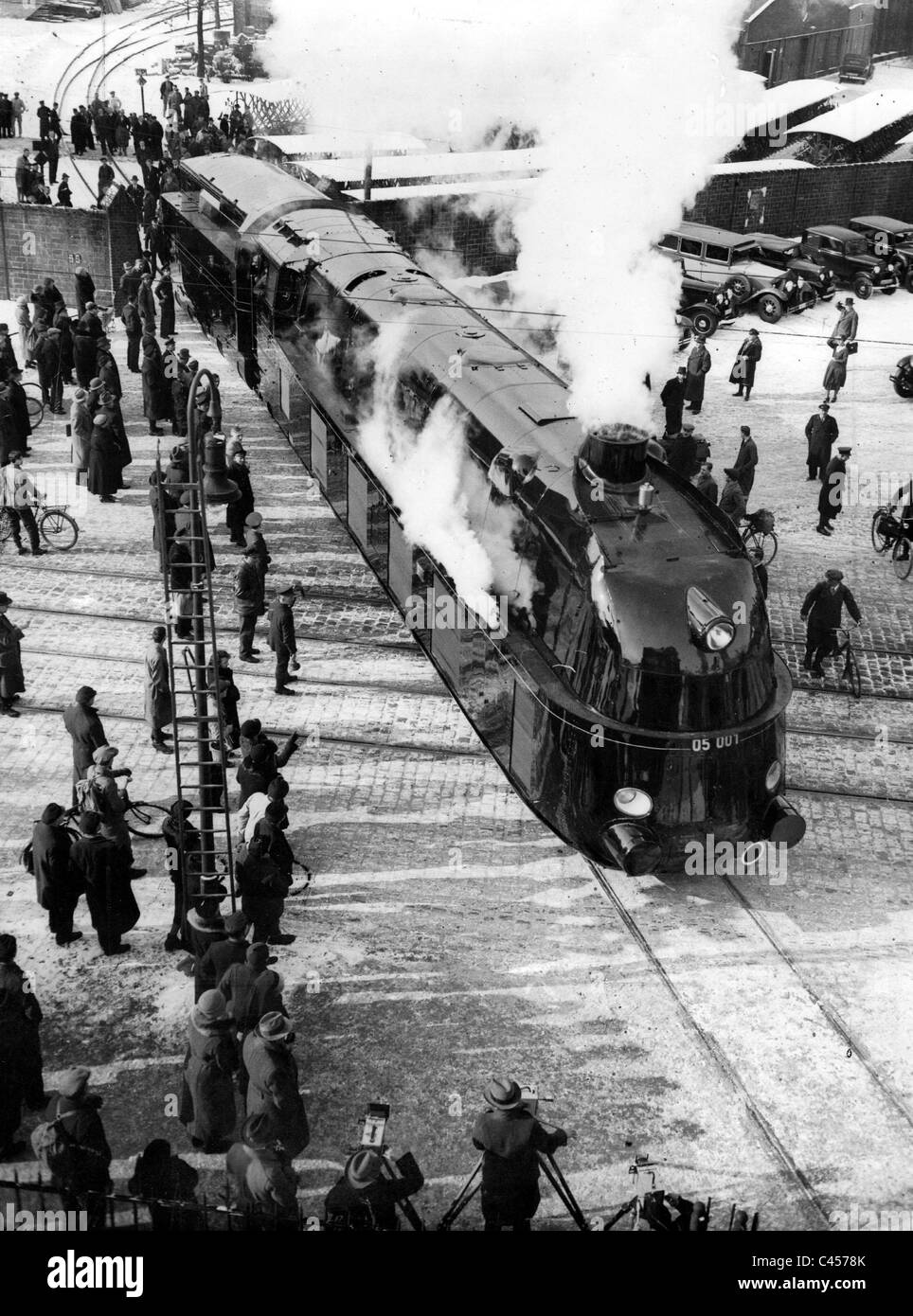 Optimierte Lokomotive 2 2 der Borsig-Werke GmbH, 1935 Stockfoto