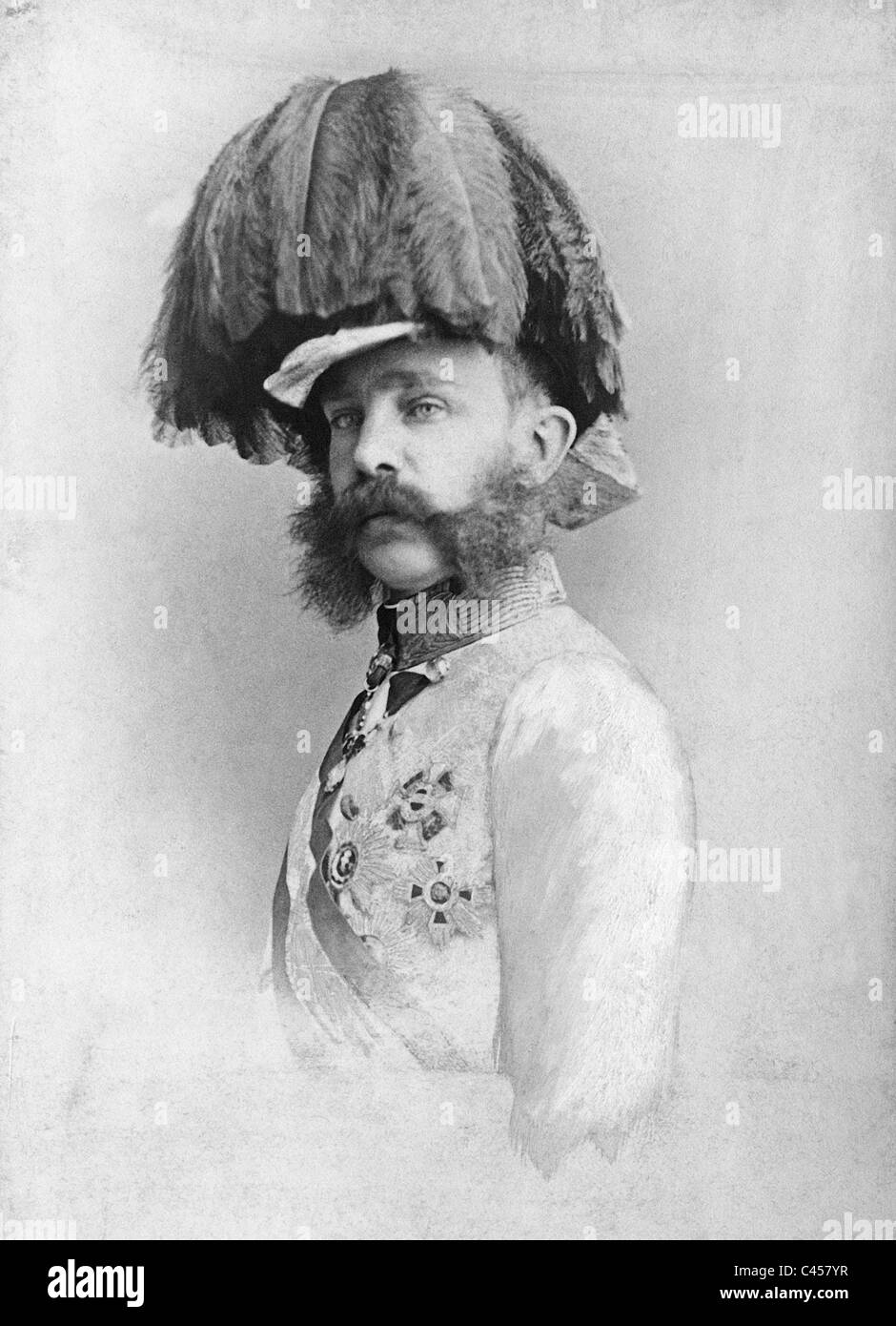 Kaiser Franz Joseph i. von Österreich, 1865 Stockfoto