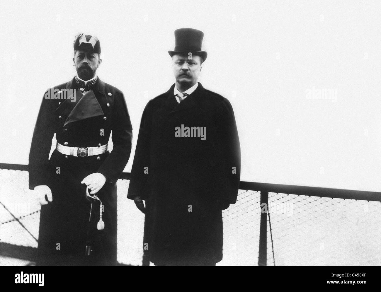 Prinz Heinrich von Preußen und Theodore Roosevelt, 1902 Stockfoto