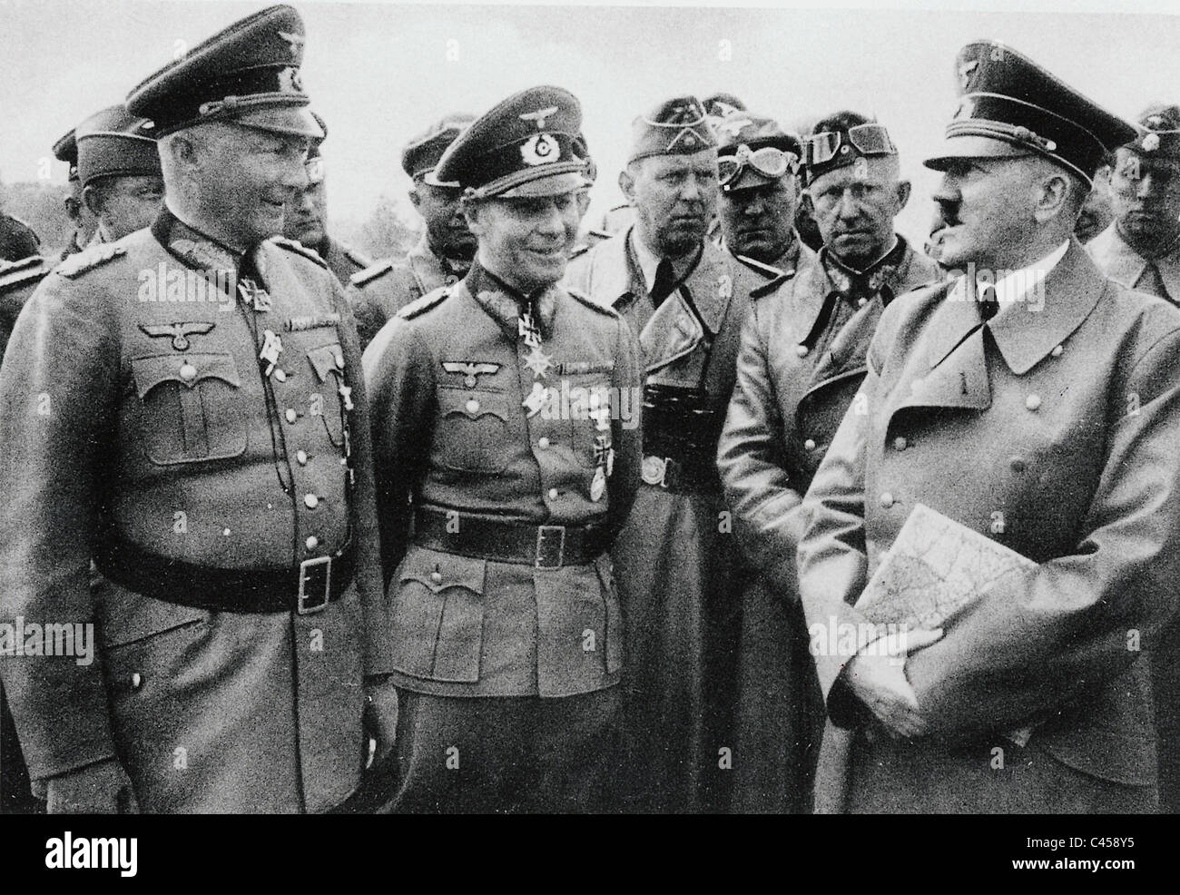 Adolf Hitler während der französischen Kampagne, 1940 Stockfoto