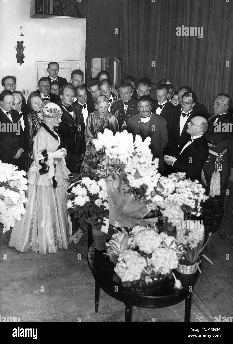 Emmy Sonnemann Goering nach ihrem letzten Auftritt in das Staatstheater im Jahr 1935 Stockfoto