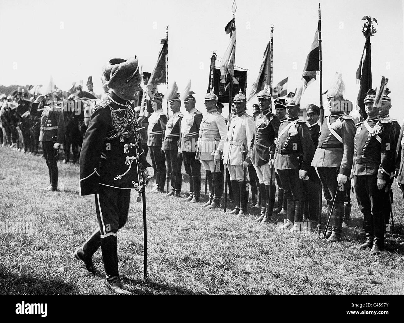 Am 5. August von Mackensen am 5. Waffentag (Kavallerie-Tag) der deutschen Kavallerie, 1935 Stockfoto