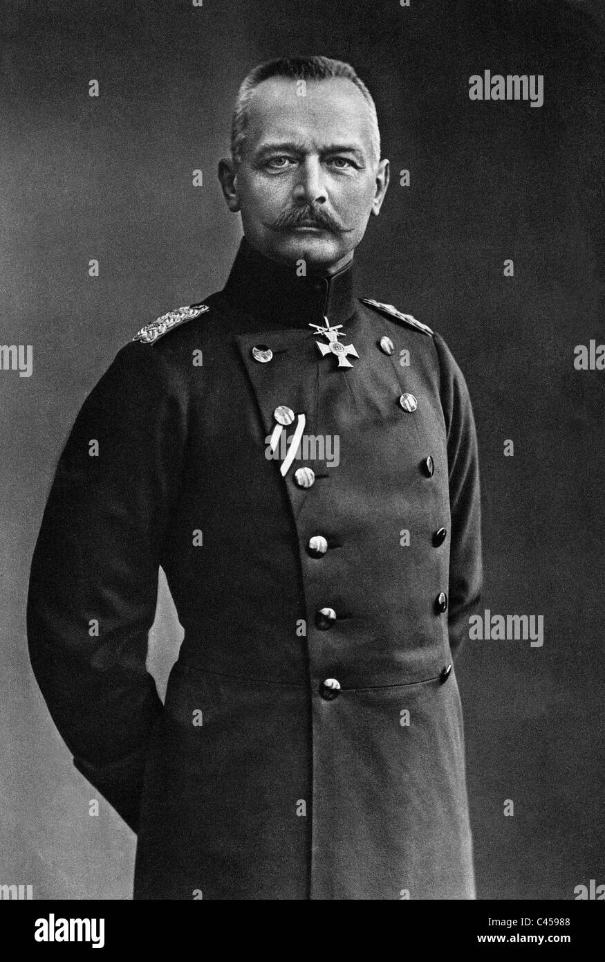 General Erich von Falkenhayn Stockfoto