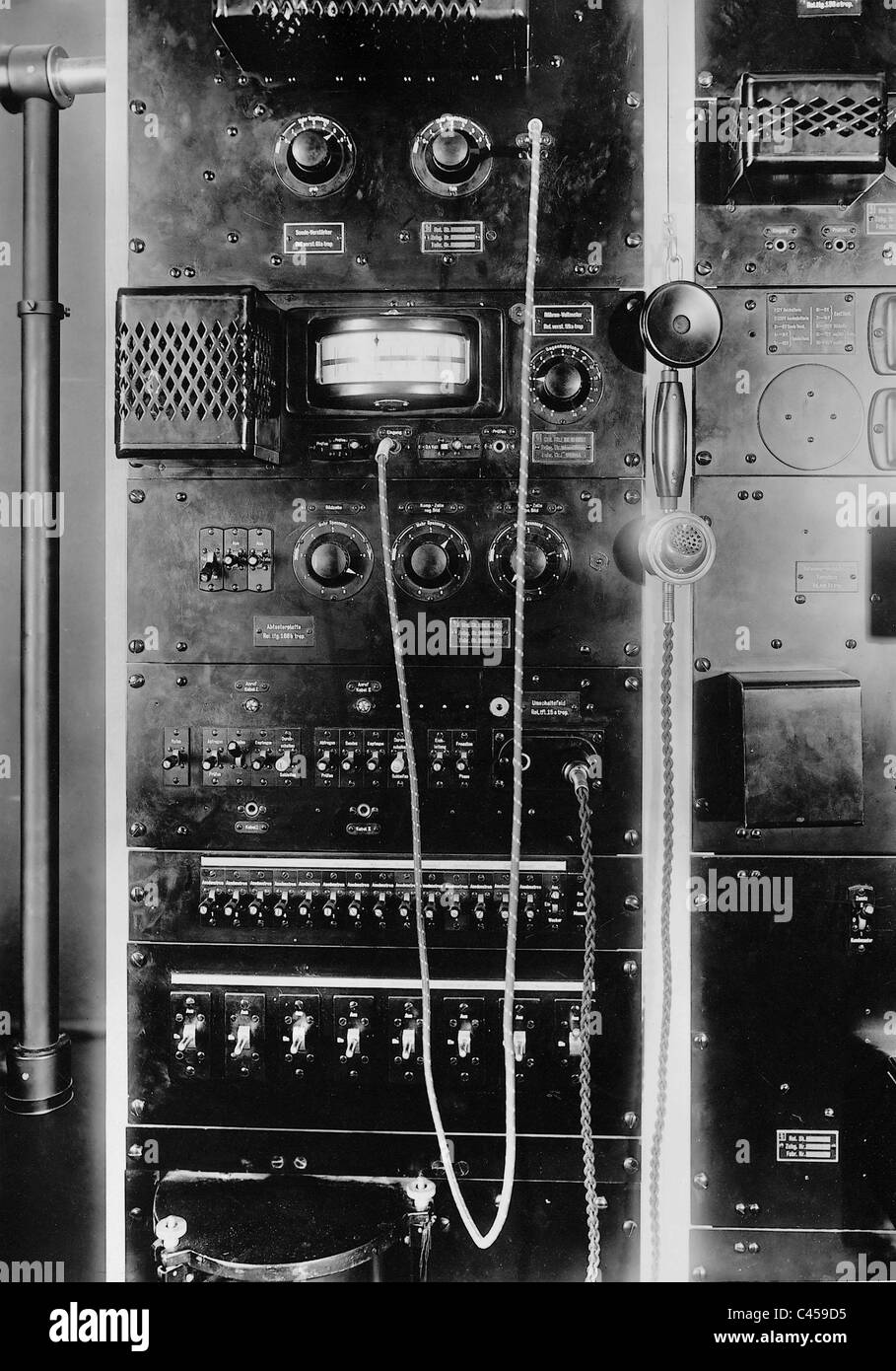 Bild Telegrafen-Station, 1930 Stockfoto