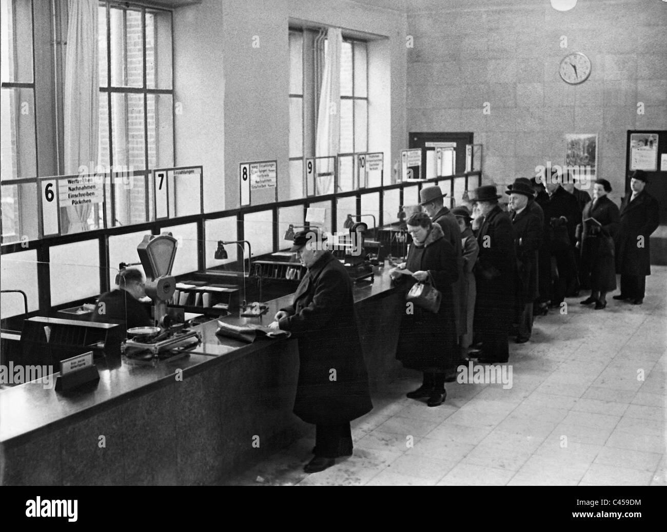 Postamt in Berlin, 1936 Stockfoto