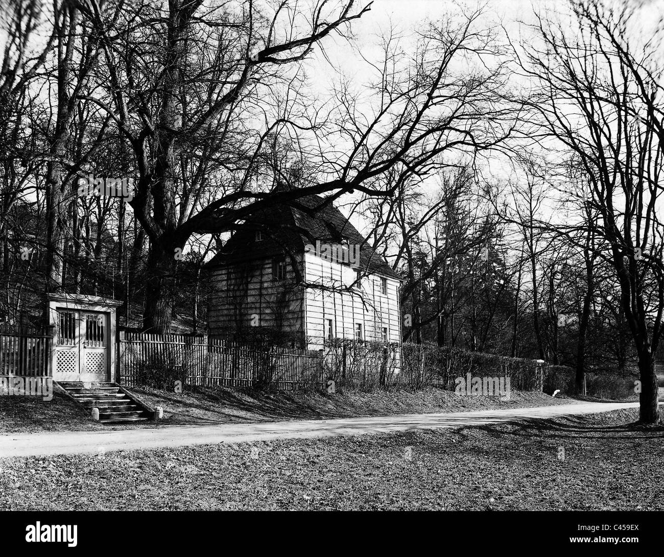 Gartenhaus von Goethe in Weimar Stockfoto