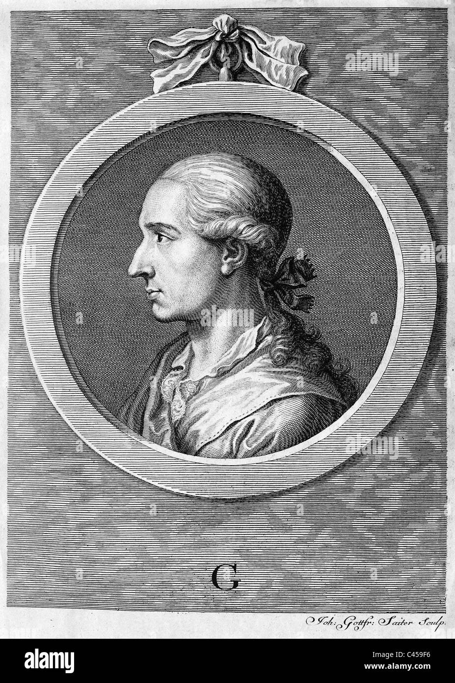Johann Wolfgang von Goethe Stockfoto