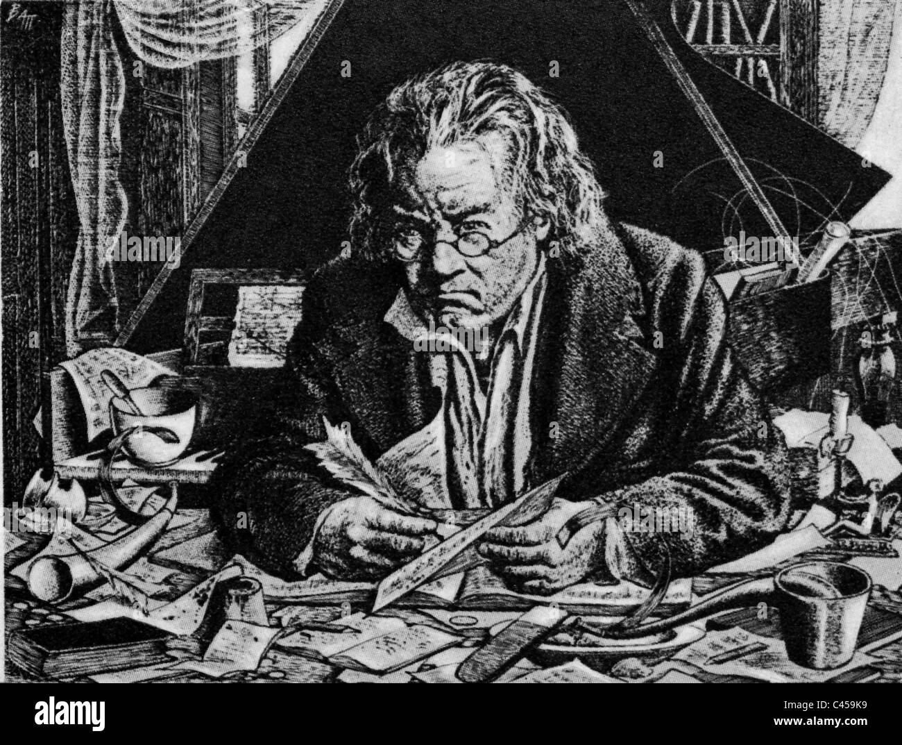 Ludwig van Beethoven Stockfoto