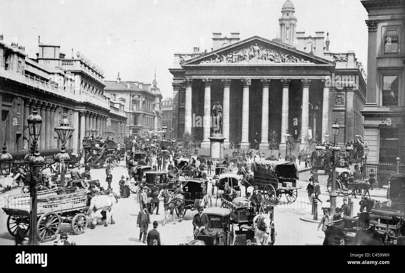Börse in London Stockfoto